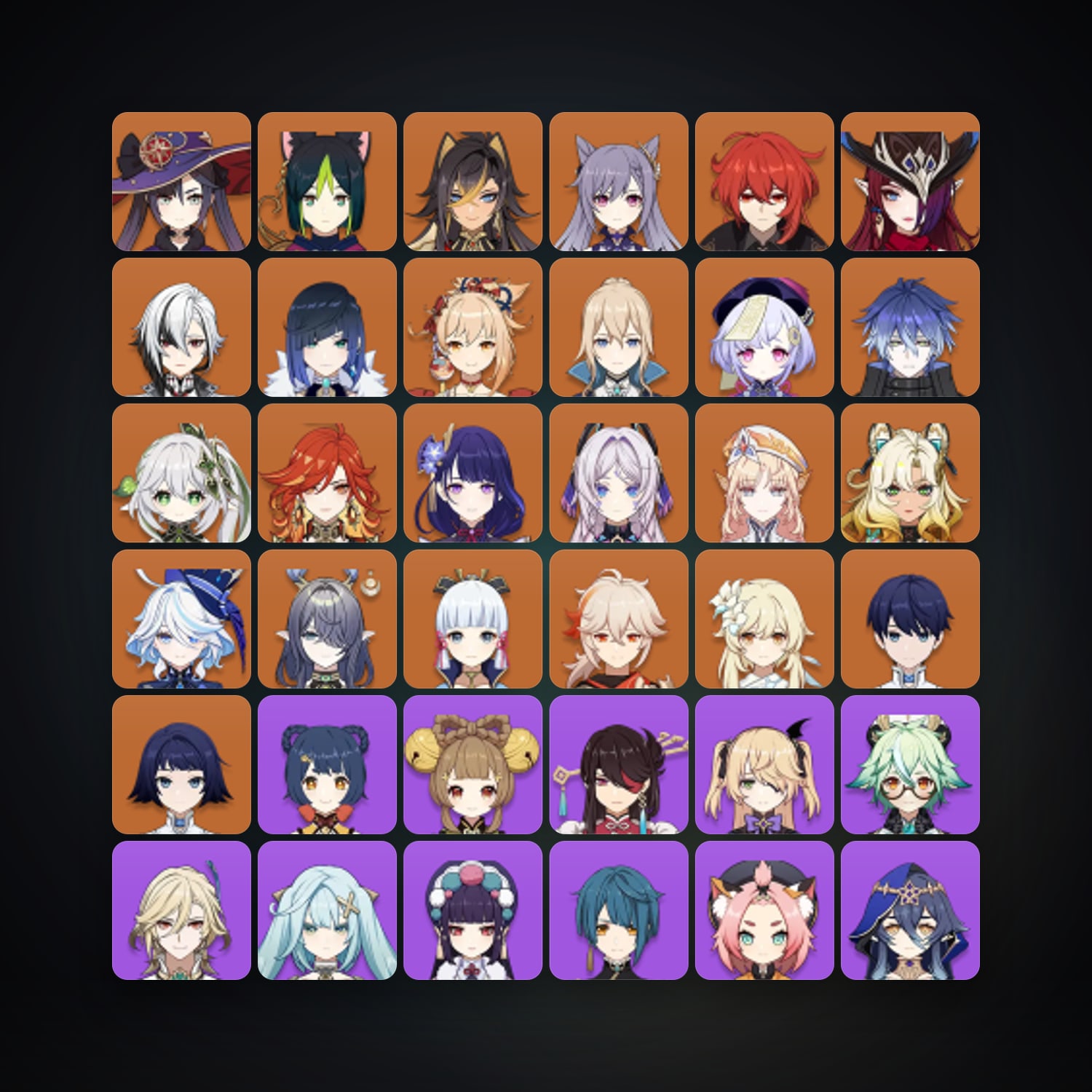 Genshin Impact | AR 60 | 73 Chars | 22× 5★ — Genshin / miHoYo Account — HabibiAccounts
