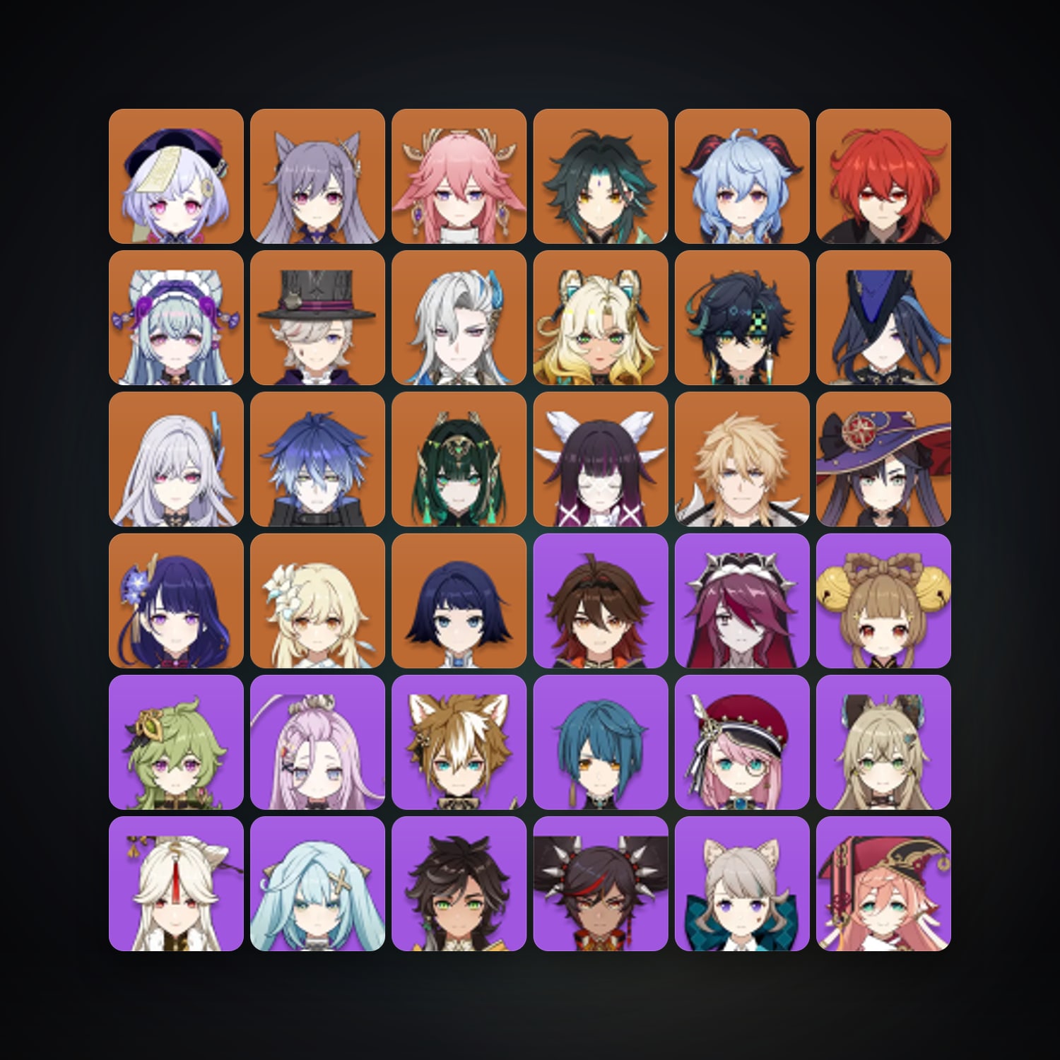 Genshin Impact | AR 60 | 67 Chars | 19× 5★ — Genshin / miHoYo Account — HabibiAccounts