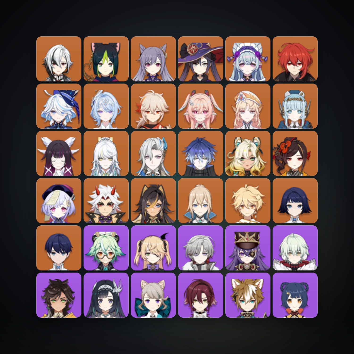 Genshin Impact | AR 60 | 75 Chars | 22× 5★ — Genshin / miHoYo Account — HabibiAccounts