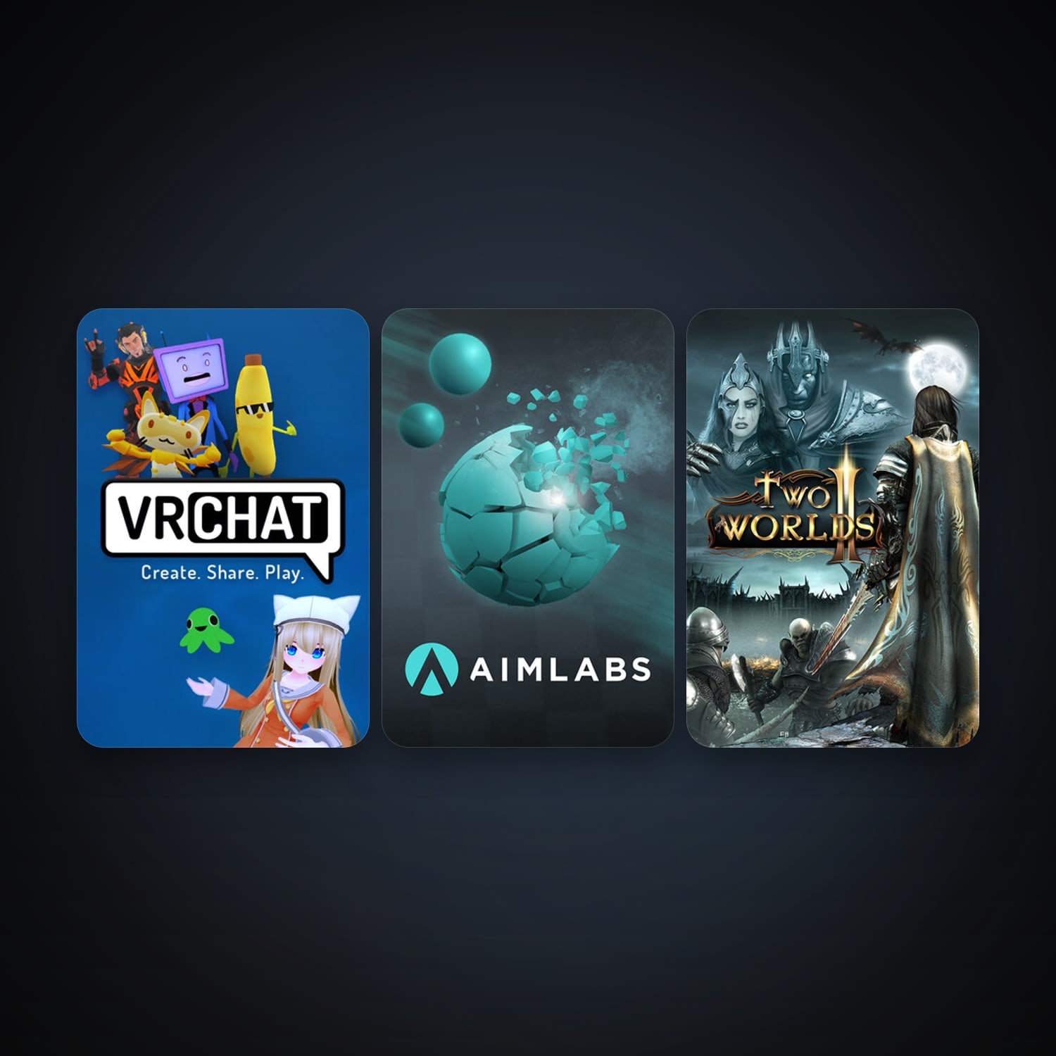 Two Worlds II HD + VRChat, 6 games, clean — HabibiAccounts