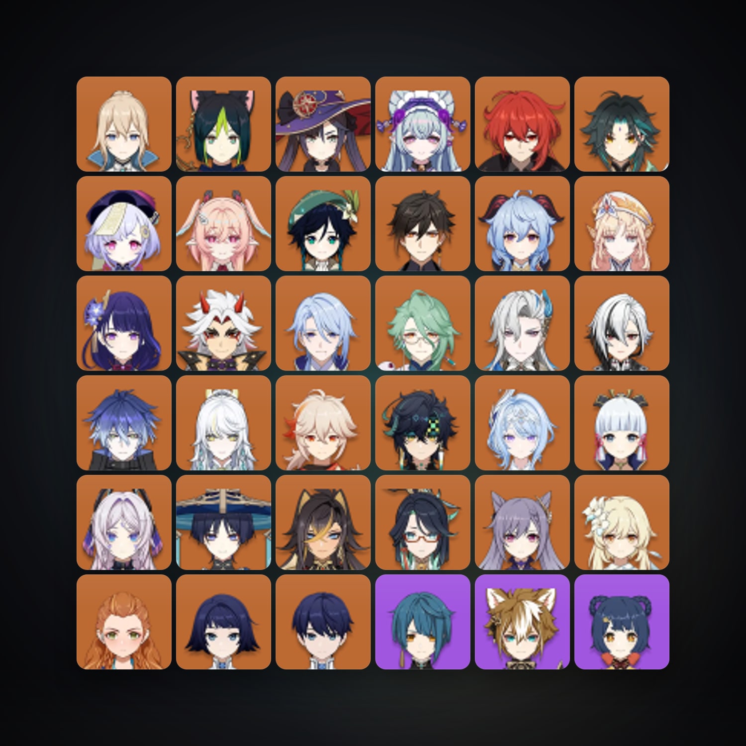 Genshin Impact | AR 60 | 83 Chars | 29× 5★ — Genshin / miHoYo Account — HabibiAccounts