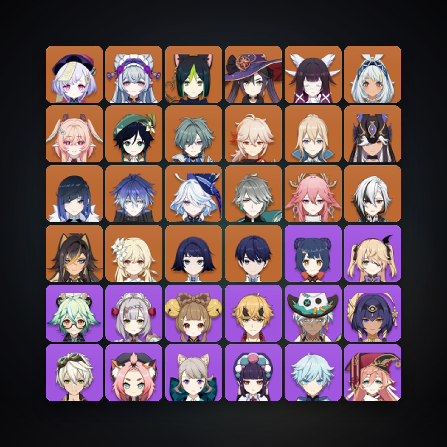Genshin Impact | AR 58 | 69 Chars | 19× 5★ — Genshin / miHoYo Account — HabibiAccounts
