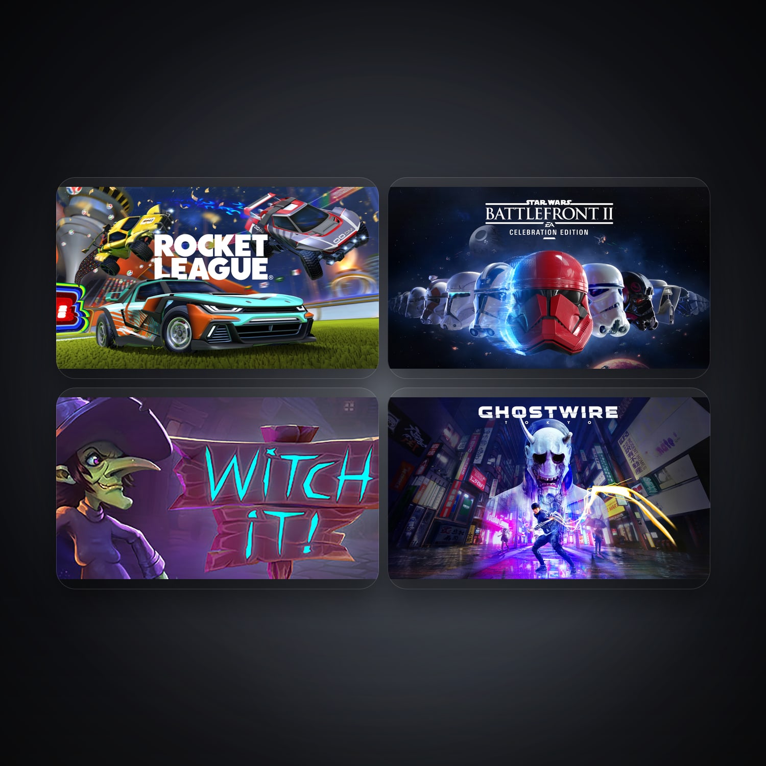 Epic Rocket League + STAR WARS Battlefront II: Celebration Edition — DE — 5 games — HabibiAccounts