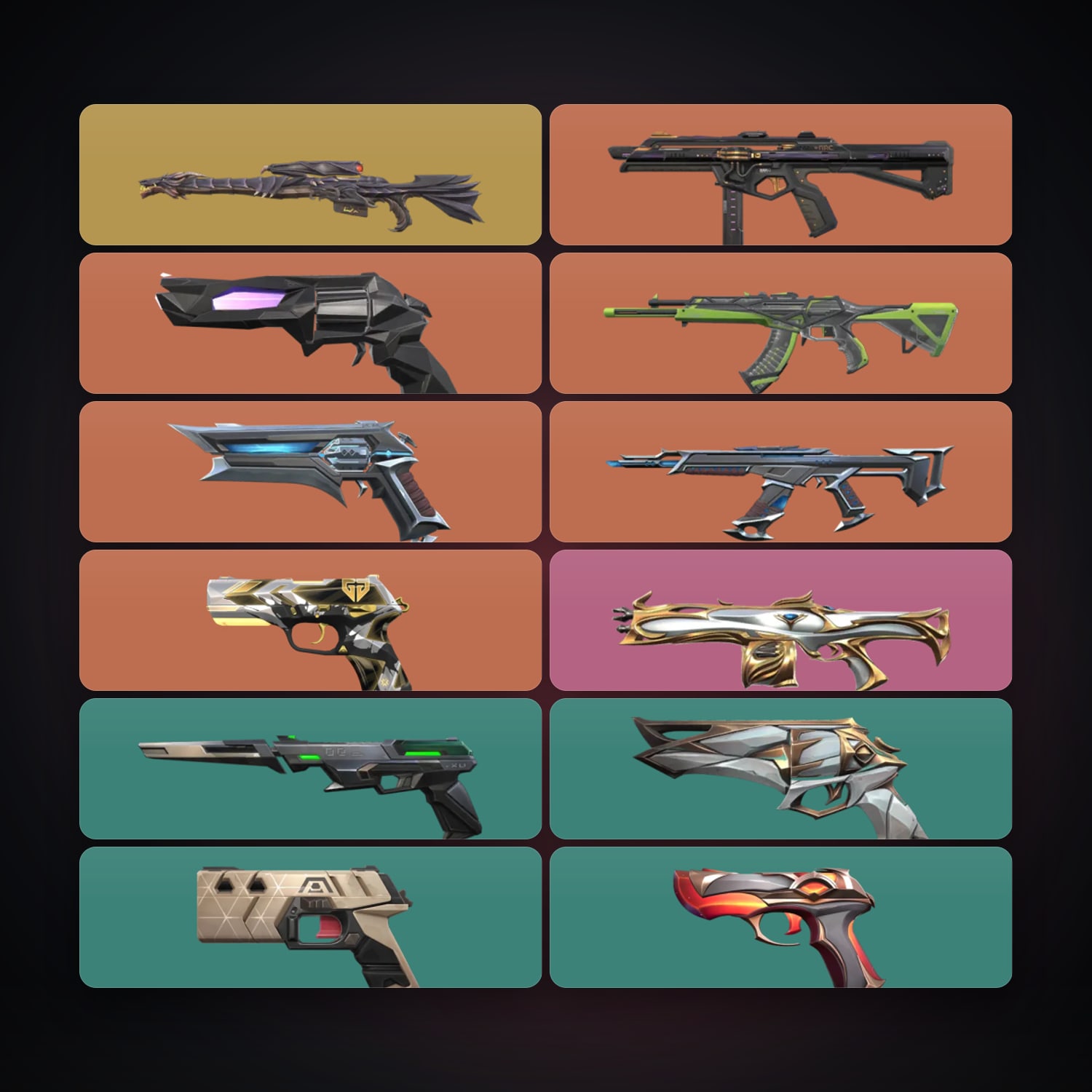 KR Gold 3 locker — 13 skins, lvl 122 — HabibiAccounts