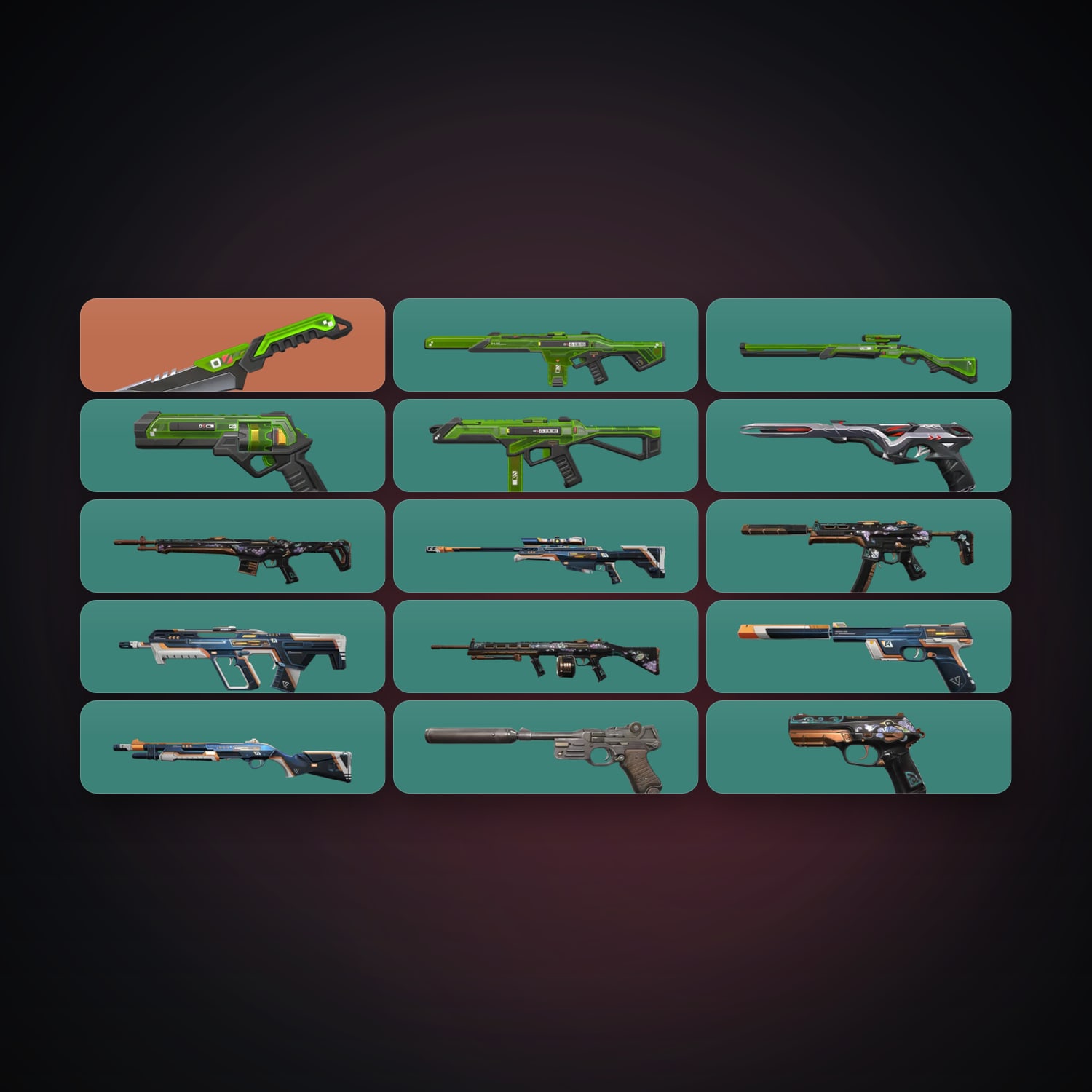 EU Bronze 1 locker — 1 knives, 15 skins, lvl 73 — HabibiAccounts