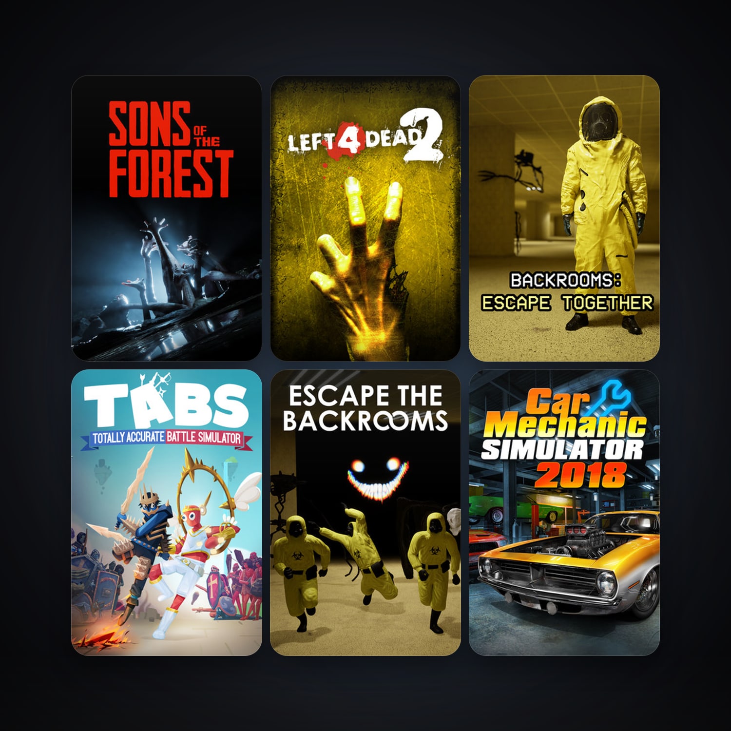 Left 4 Dead 2 + Totally Accurate Battle Simulator, 10 games, clean — HabibiAccounts