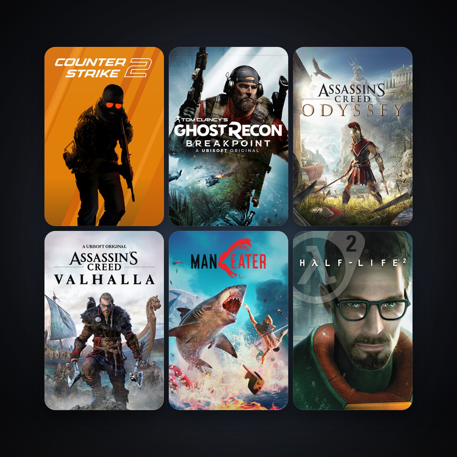 Half-Life 2 + Half-Life 2: Deathmatch, 12 games, clean — HabibiAccounts