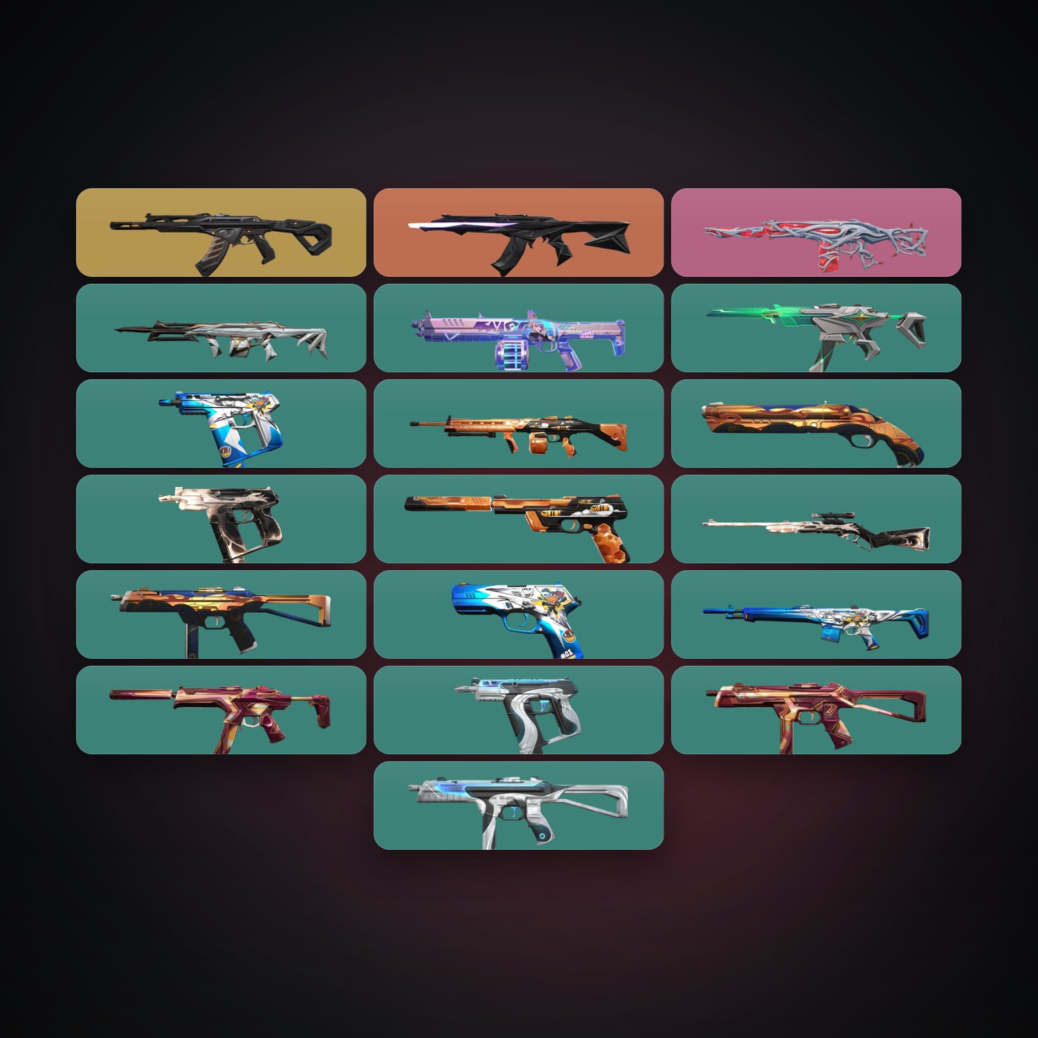 AP locker — 19 skins, lvl 32 — HabibiAccounts