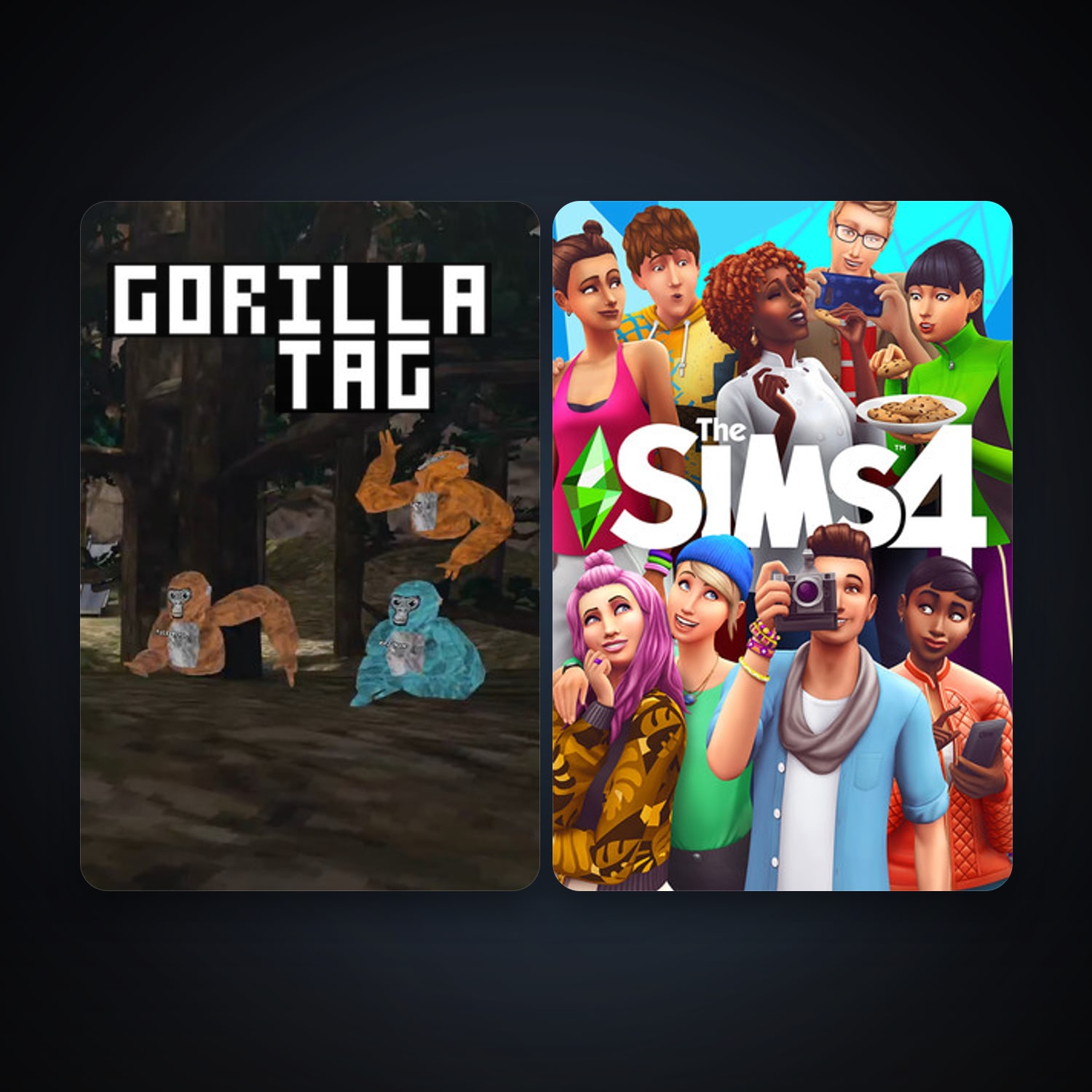 The Sims 4 + Gorilla Tag, 3 games, clean — HabibiAccounts