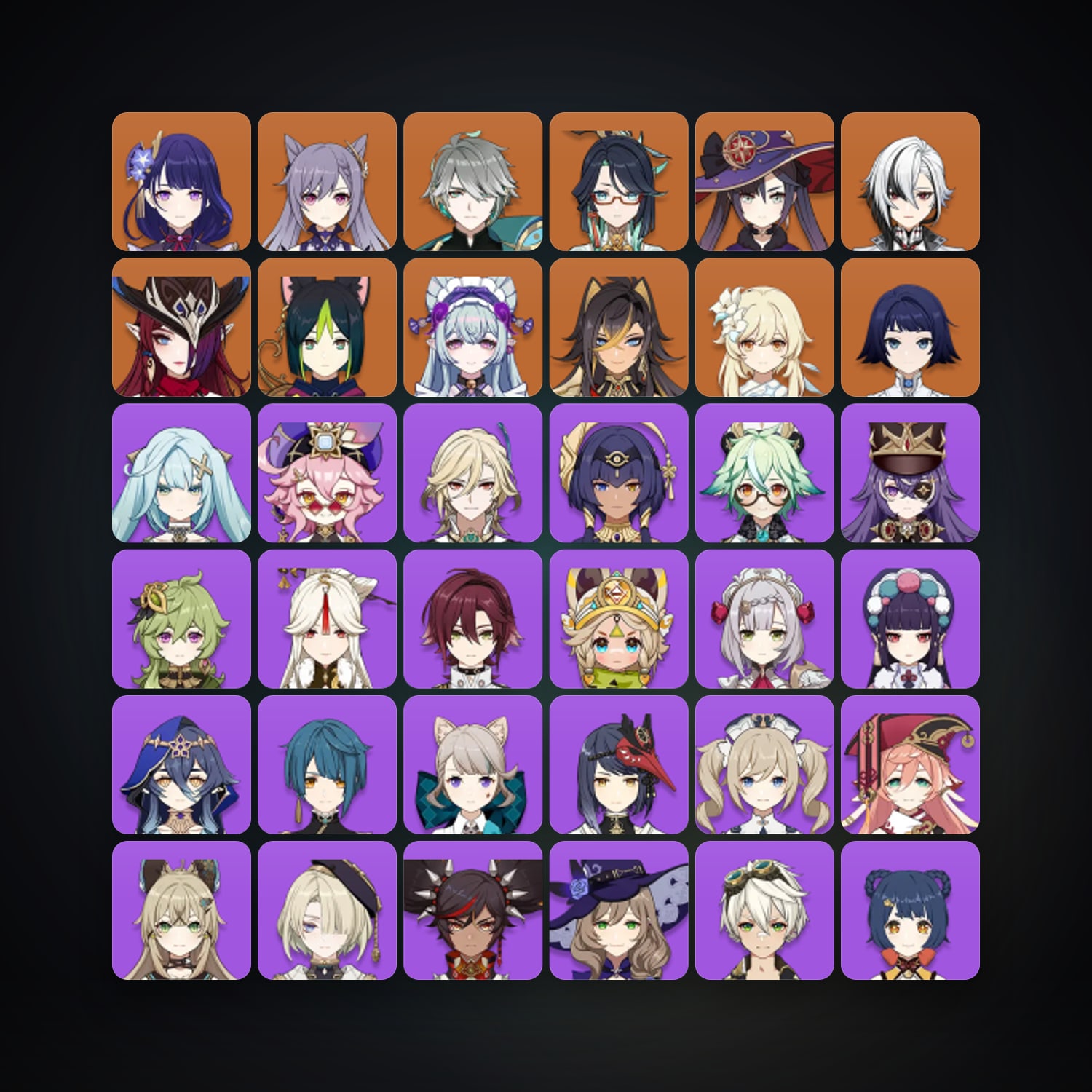 Genshin Impact | AR 56 | 46 Chars | 10× 5★ — Genshin / miHoYo Account — HabibiAccounts