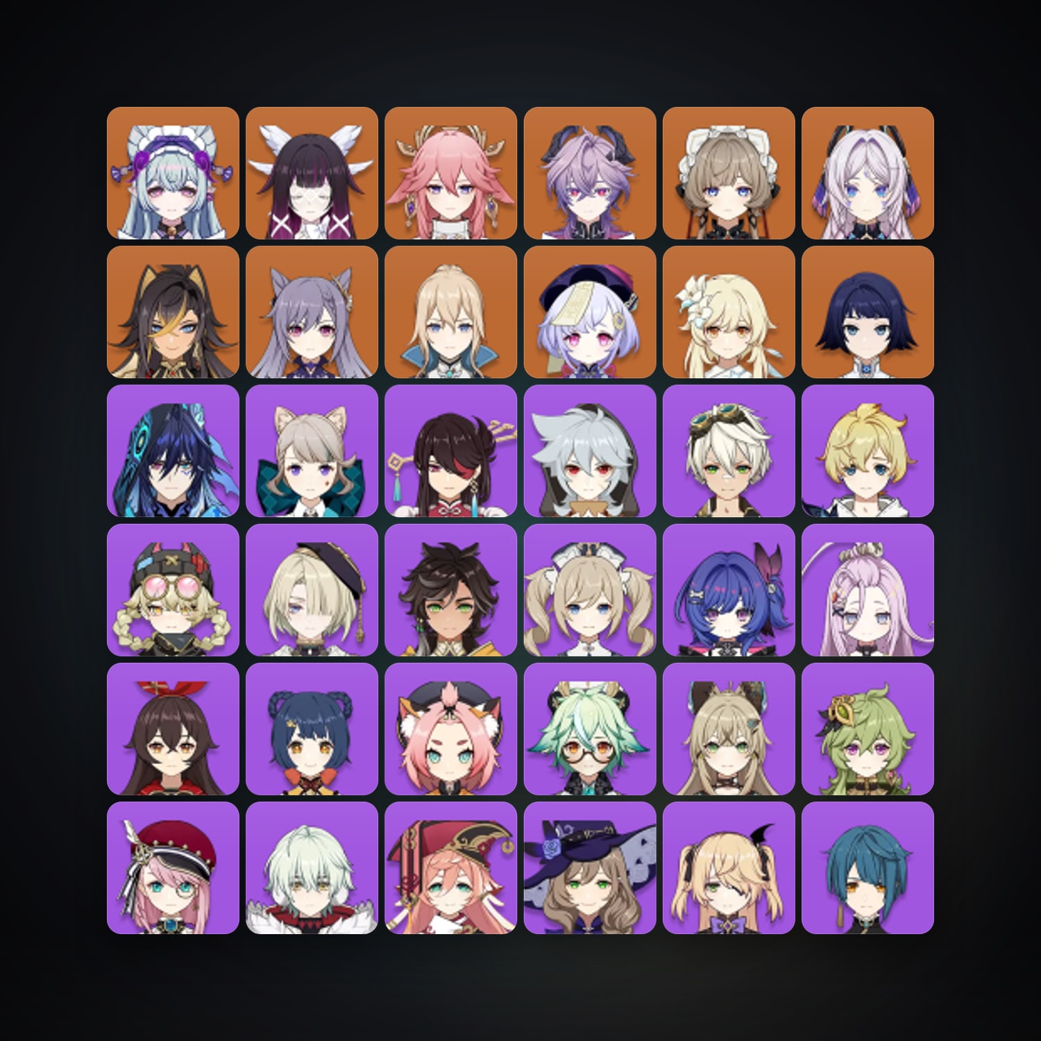Genshin Impact | AR 56 | 51 Chars | 10× 5★ — Genshin / miHoYo Account — HabibiAccounts