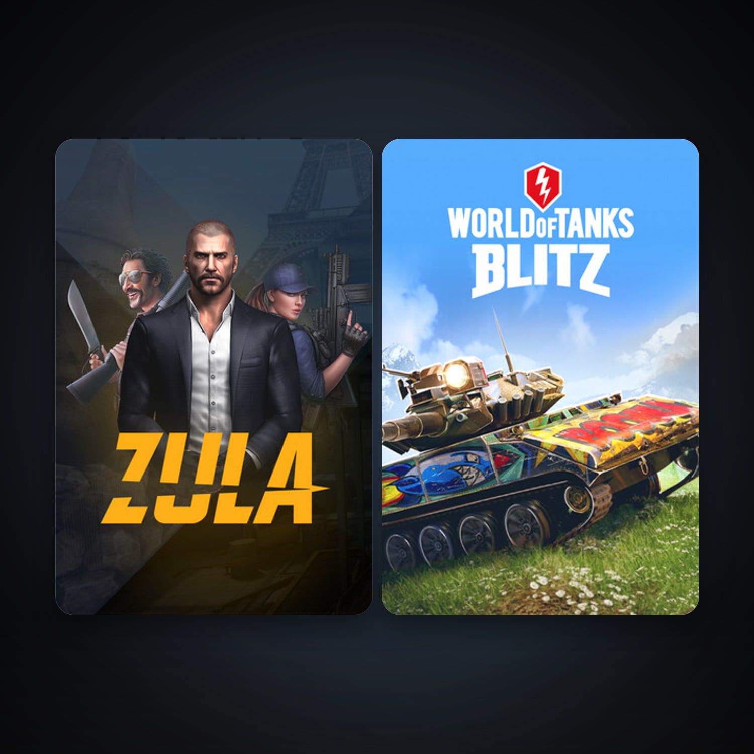 World of Tanks Blitz + Zula Global, 7 games, clean — HabibiAccounts