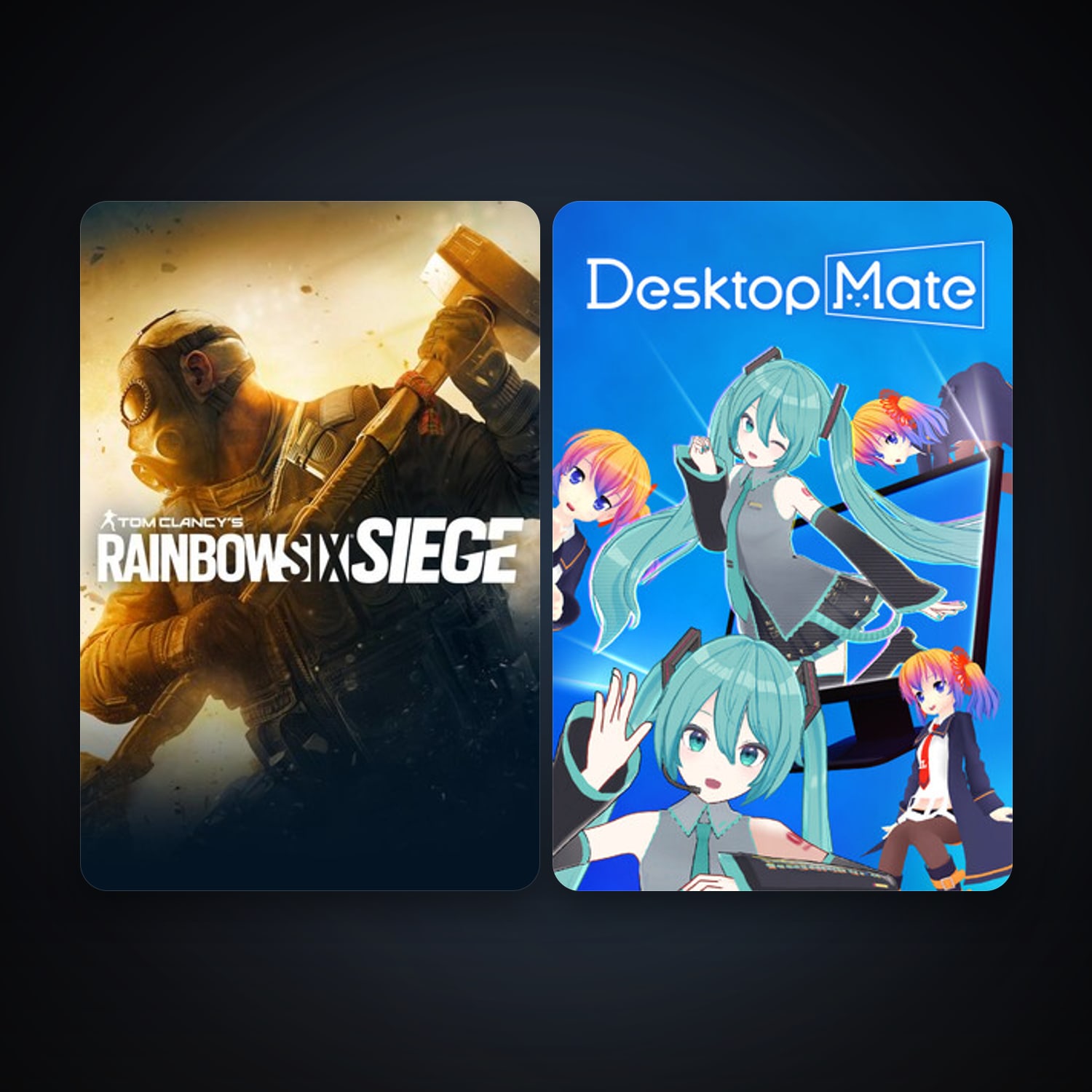 Tom Clancy's Rainbow Six Siege + Desktop Mate, 5 games, clean — HabibiAccounts