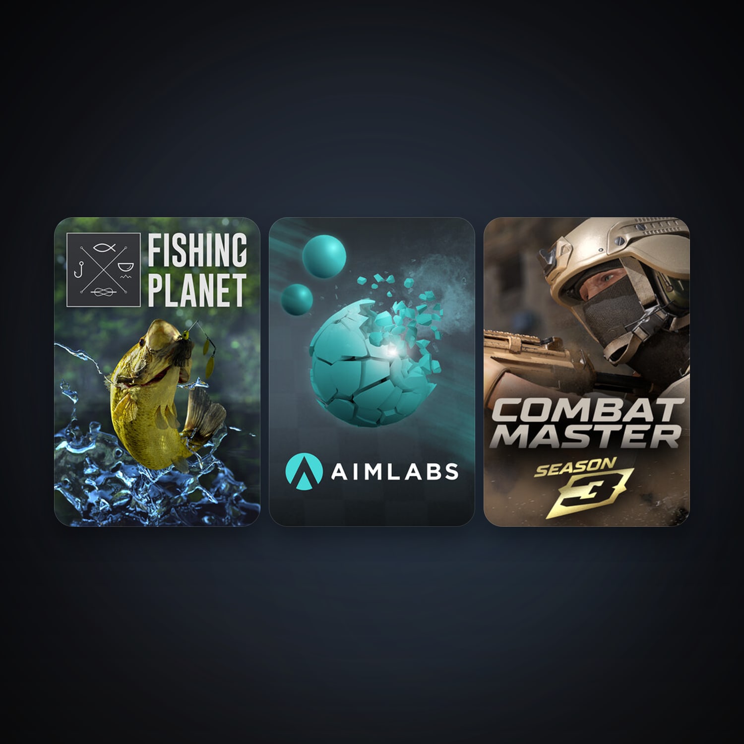 Fishing Planet + Aimlabs, 6 games, clean — HabibiAccounts