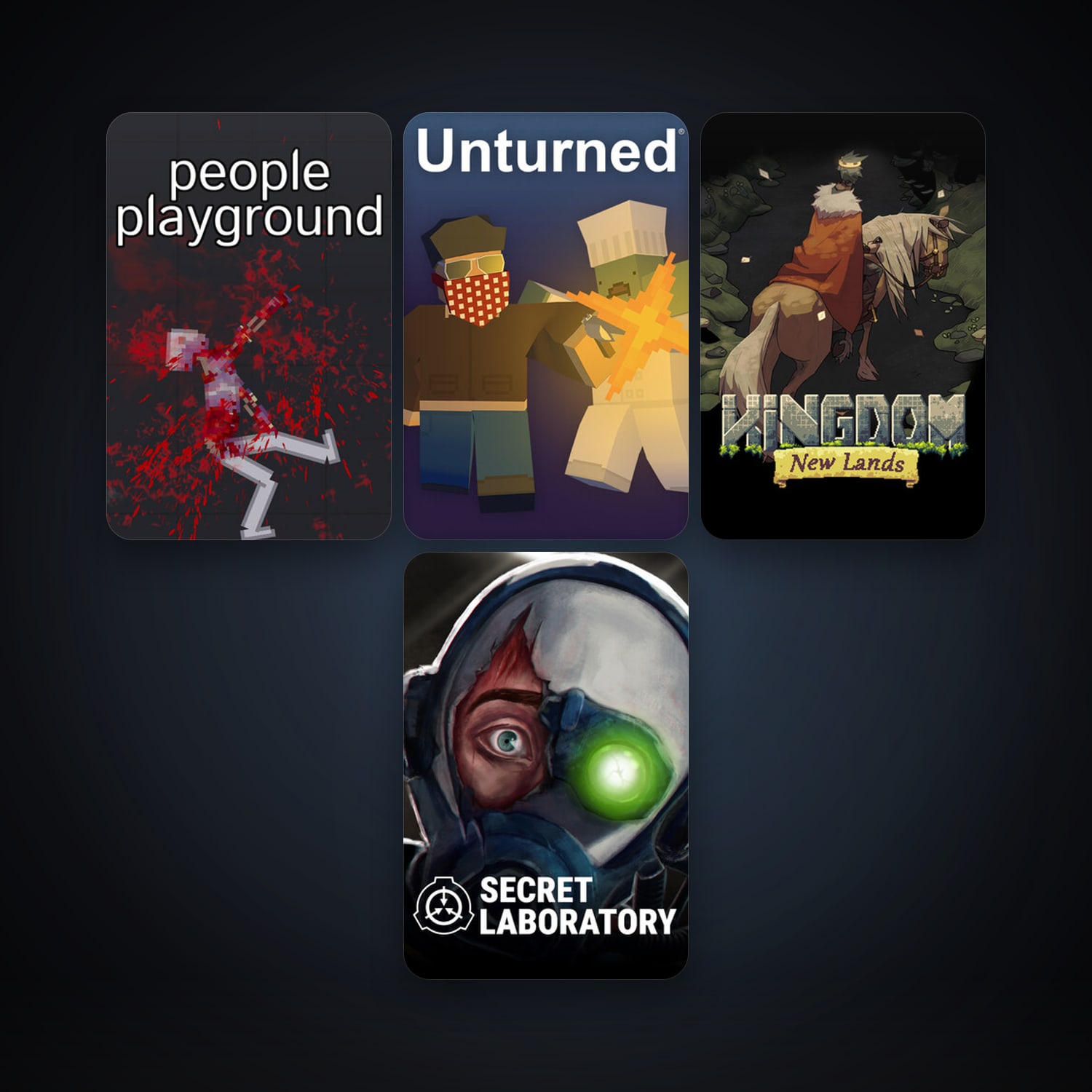 Unturned + Kingdom: New Lands, 7 games, clean — HabibiAccounts
