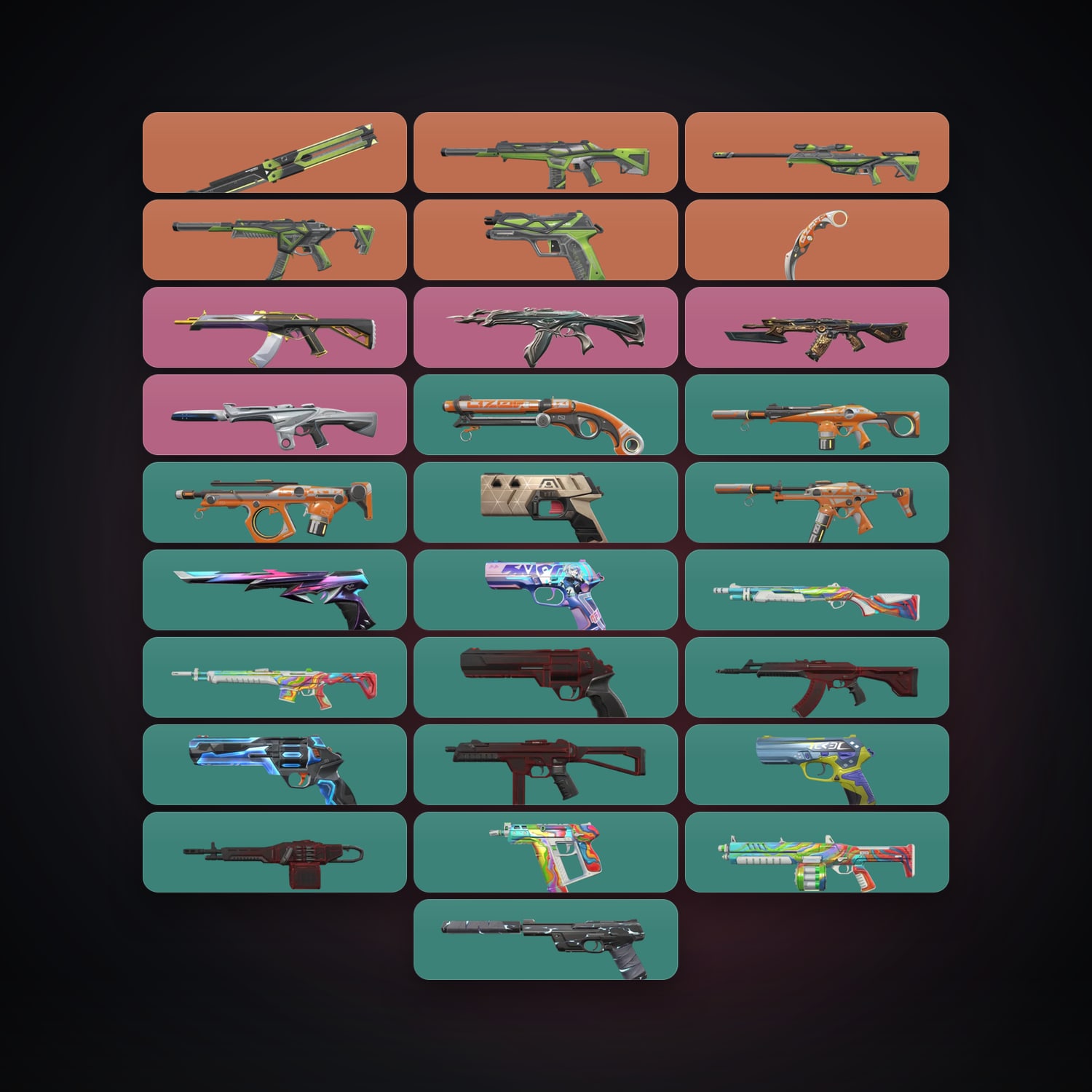 EU Silver 3 locker — 2 knives, 28 skins, lvl 168 — HabibiAccounts