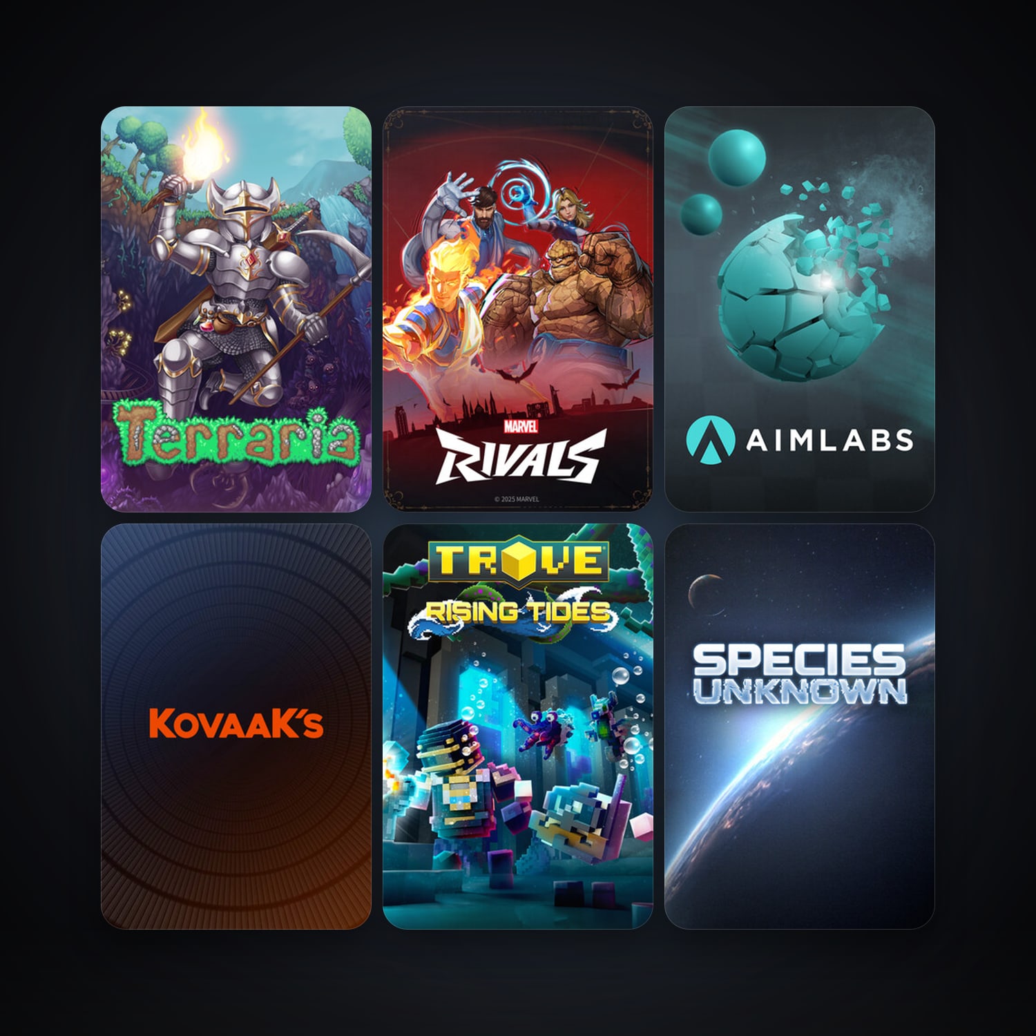 Terraria + Trove, 15 games, clean — HabibiAccounts