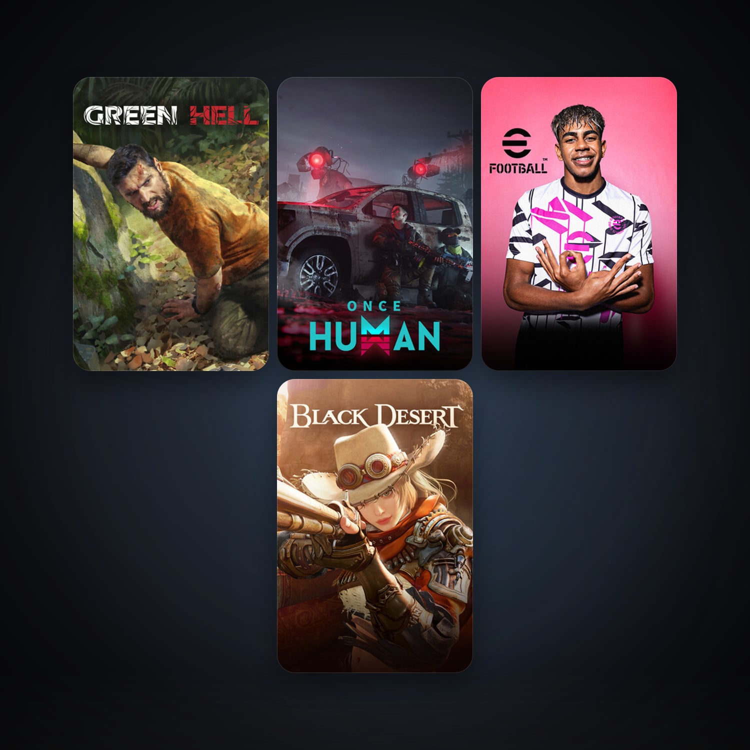 Black Desert Online + Green Hell, 4 games, clean — HabibiAccounts