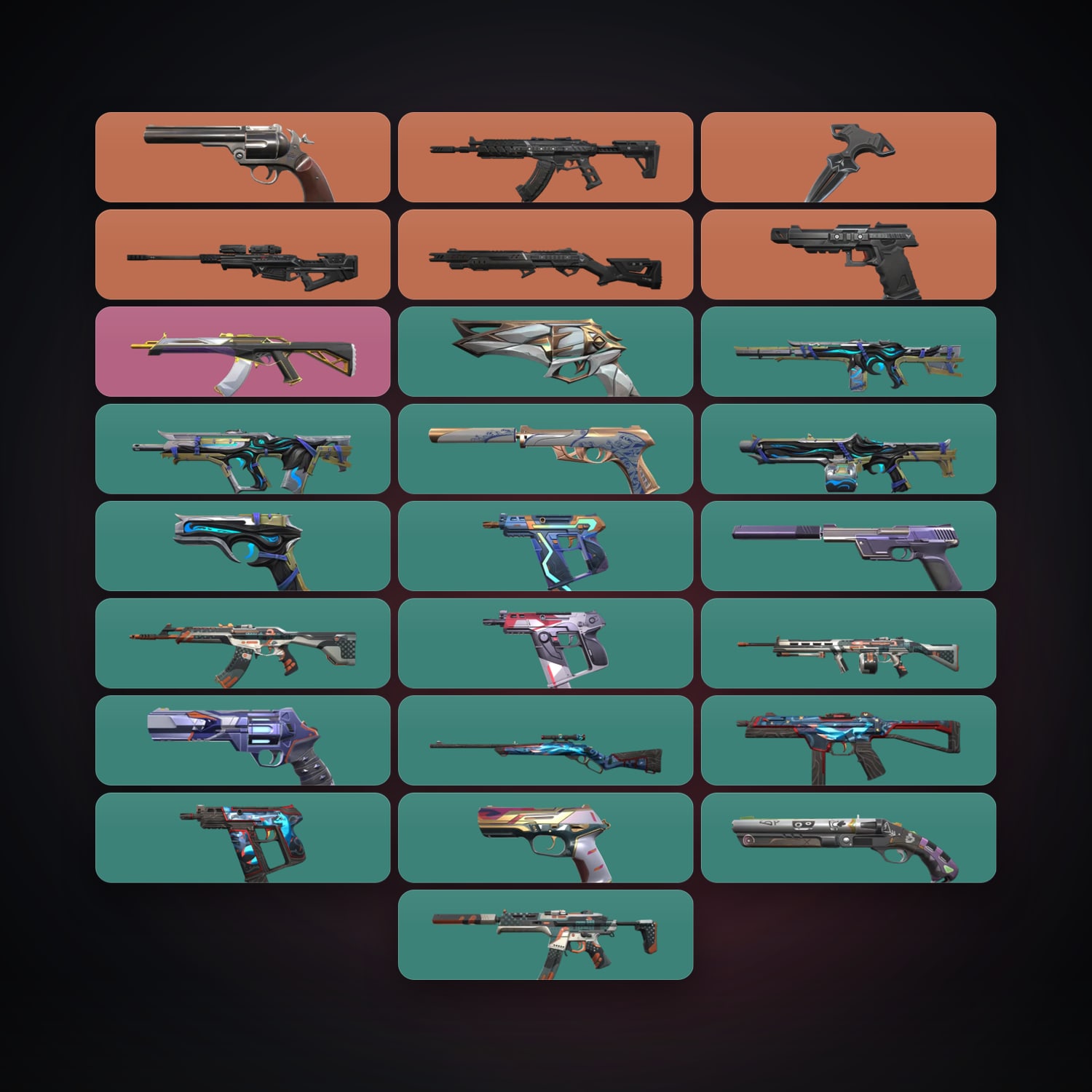 EU Plat 3 locker — 1 knives, 26 skins, lvl 170 — HabibiAccounts