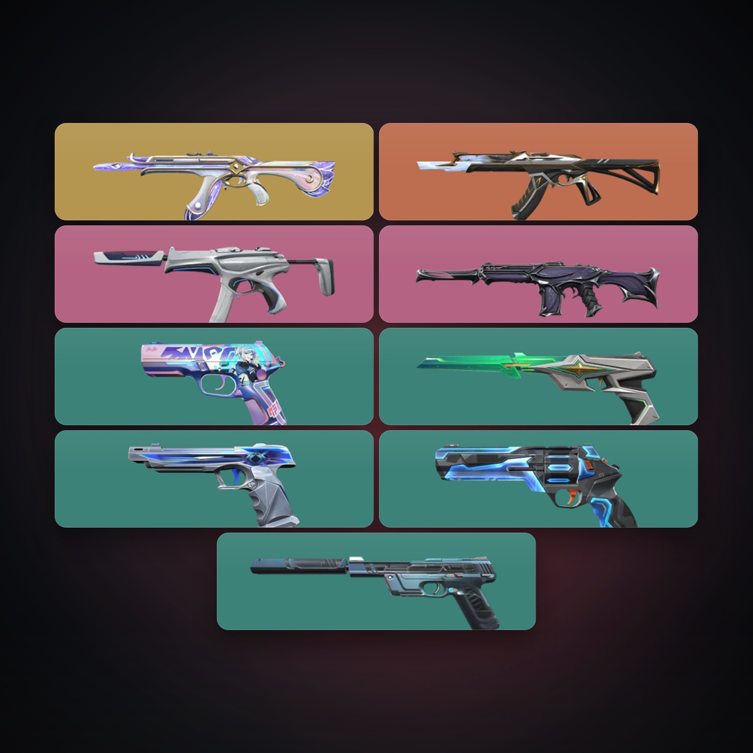 LA Silver 3 locker — 9 skins, lvl 160 — HabibiAccounts