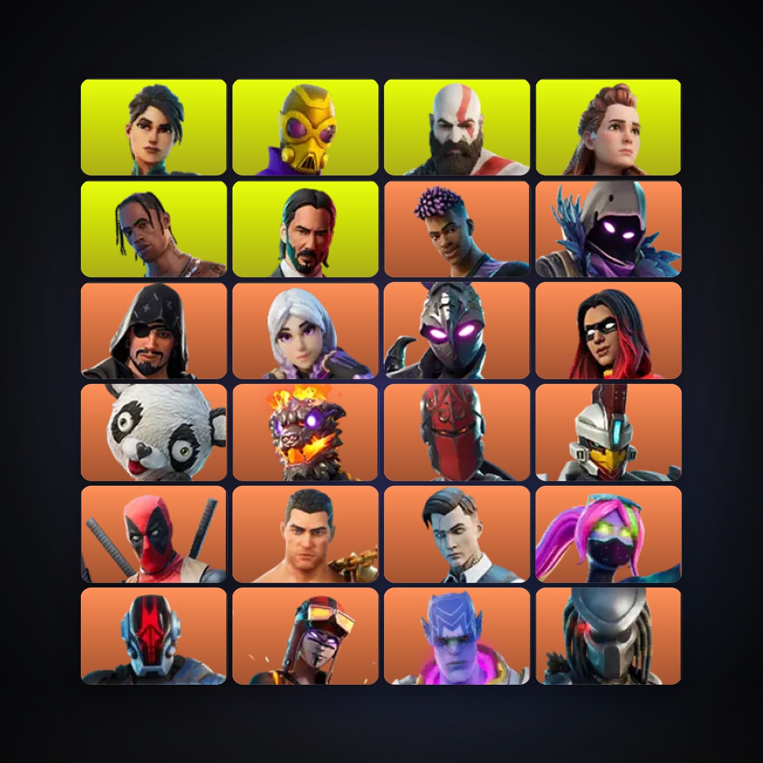 Fade — Raven — 324 skins — 3.1K V-Bucks — lvl 2355 — HabibiAccounts