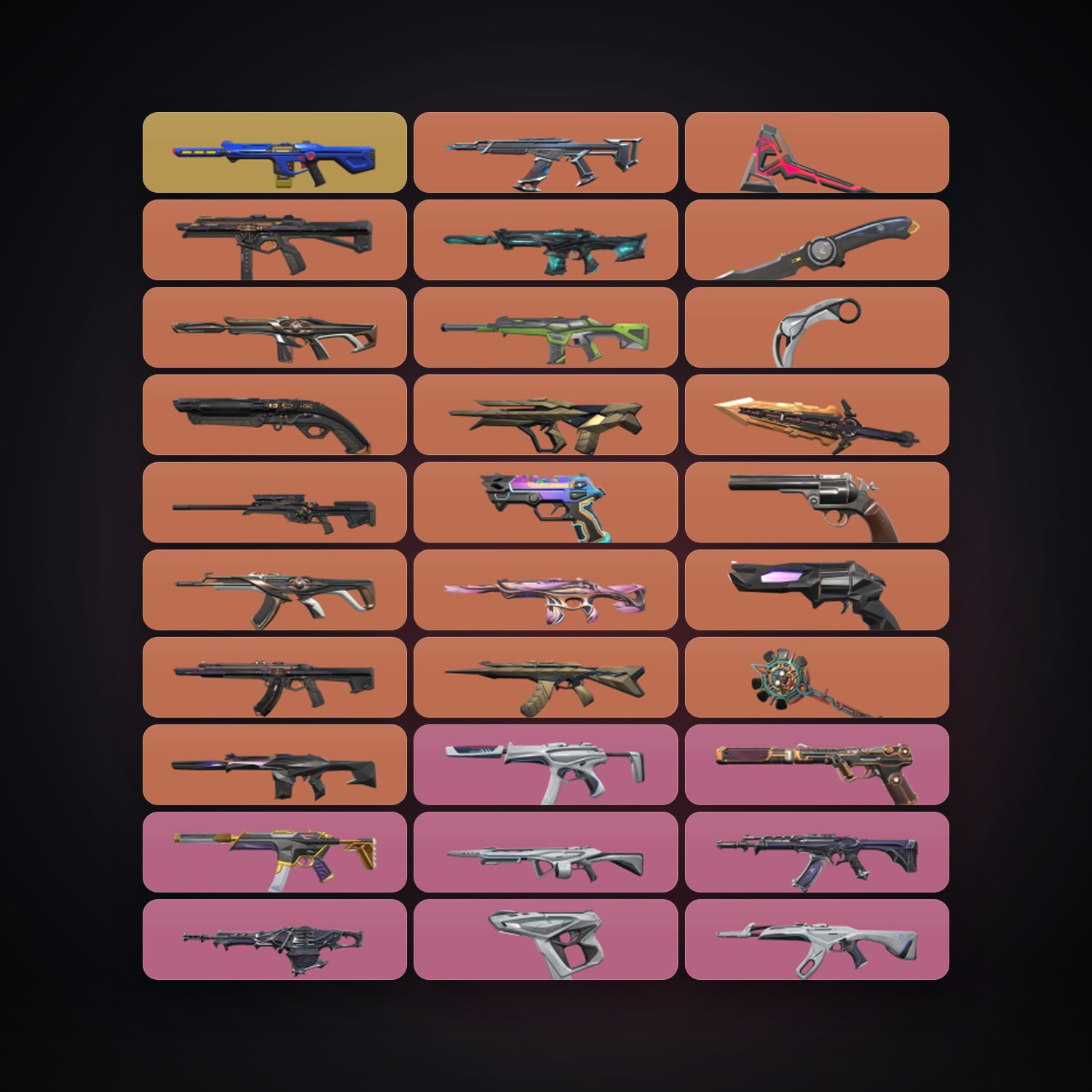 EU Silver 1 locker — 5 knives, 109 skins, lvl 222 — HabibiAccounts