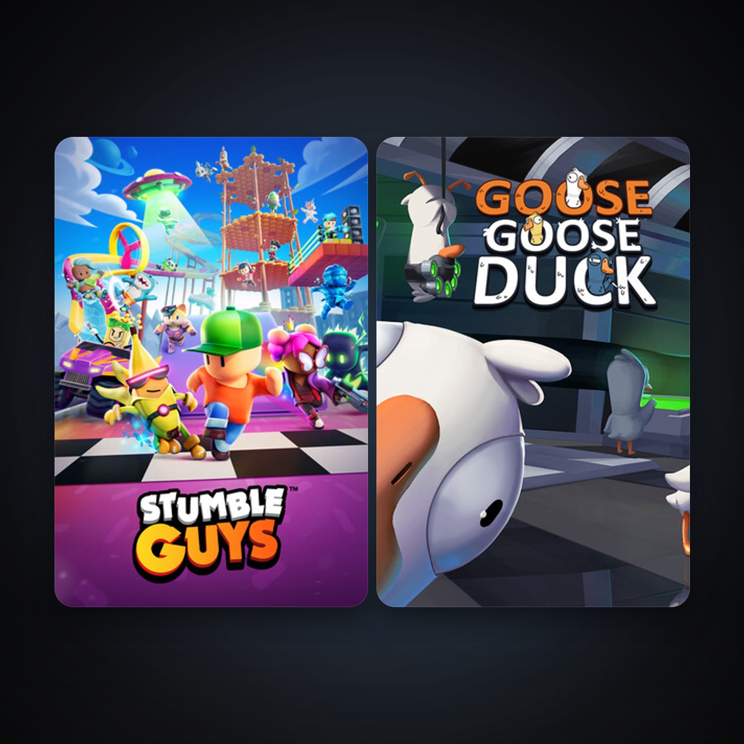 Goose Goose Duck + Stumble Guys, 2 games, clean — HabibiAccounts