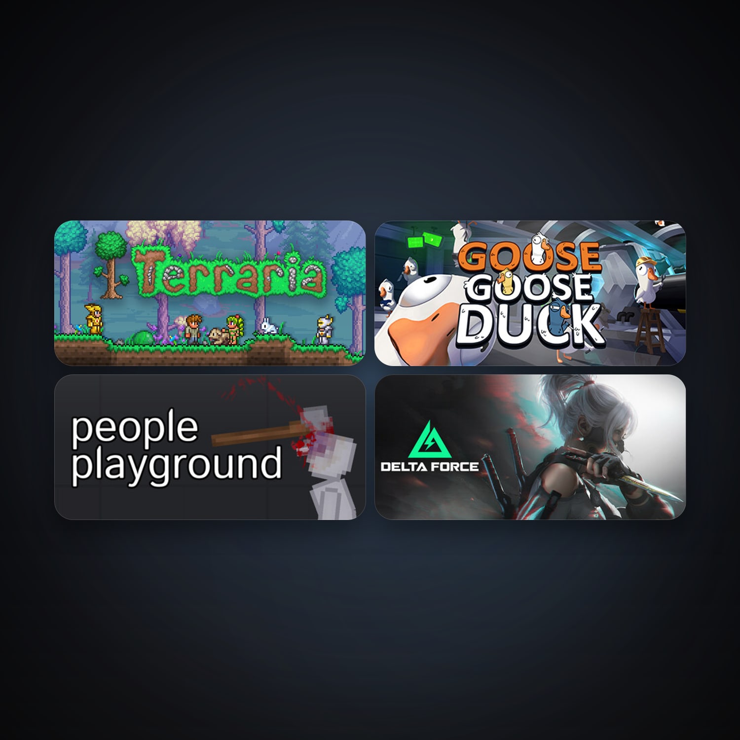 Terraria + ARK: The Survival Of The Fittest, 8 games, clean — HabibiAccounts