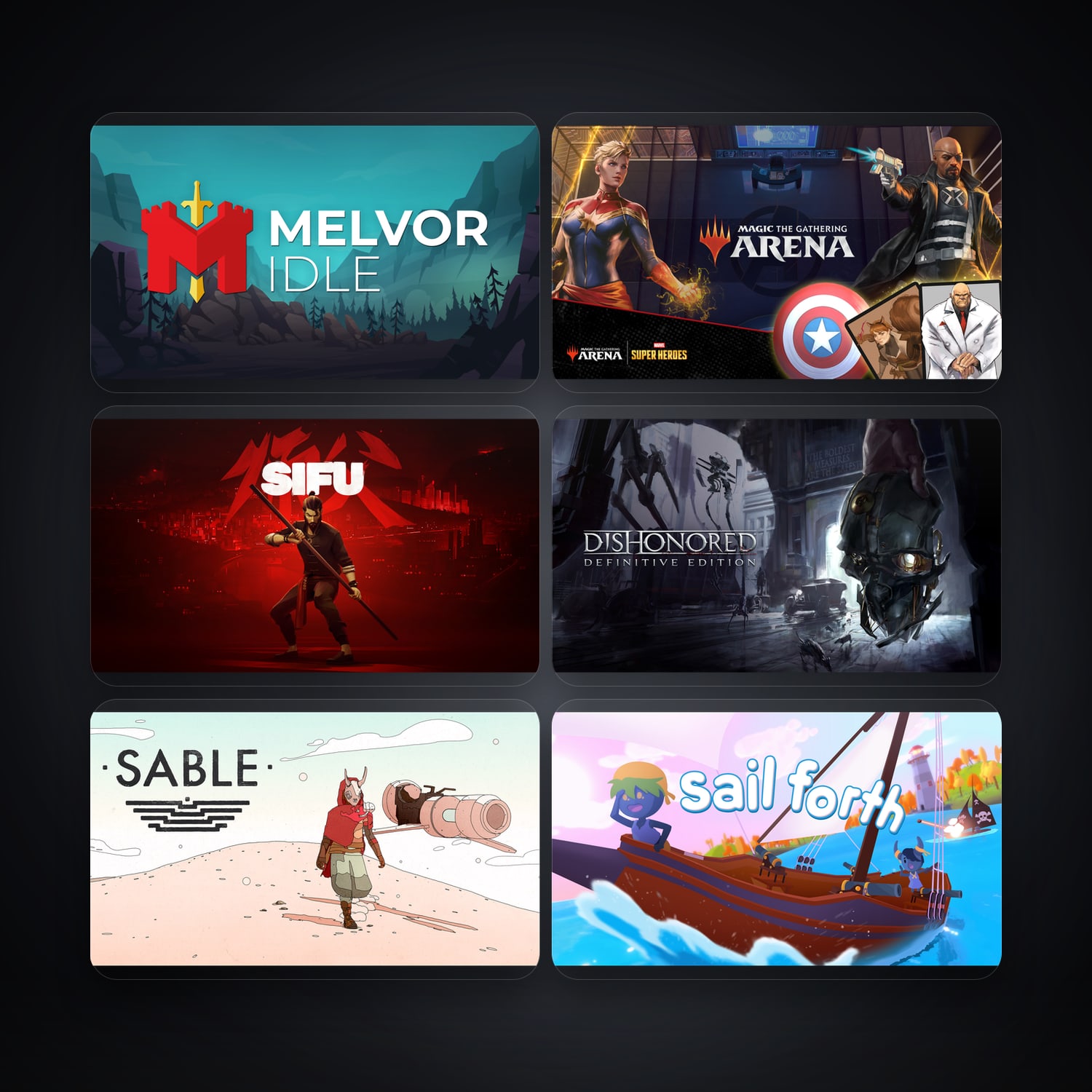 هالحساب إبك فيه Melvor Idle وMagic The Gathering Arena، DO، 315 ألعاب — HabibiAccounts