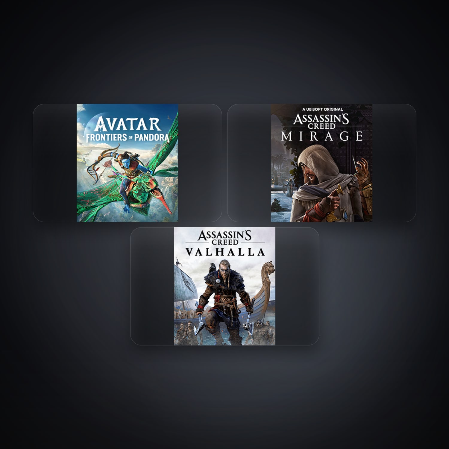 Ubisoft account — Avatar Frontiers of Pandora + Assassin's Creed Mirage — US — 3 games — HabibiAccounts