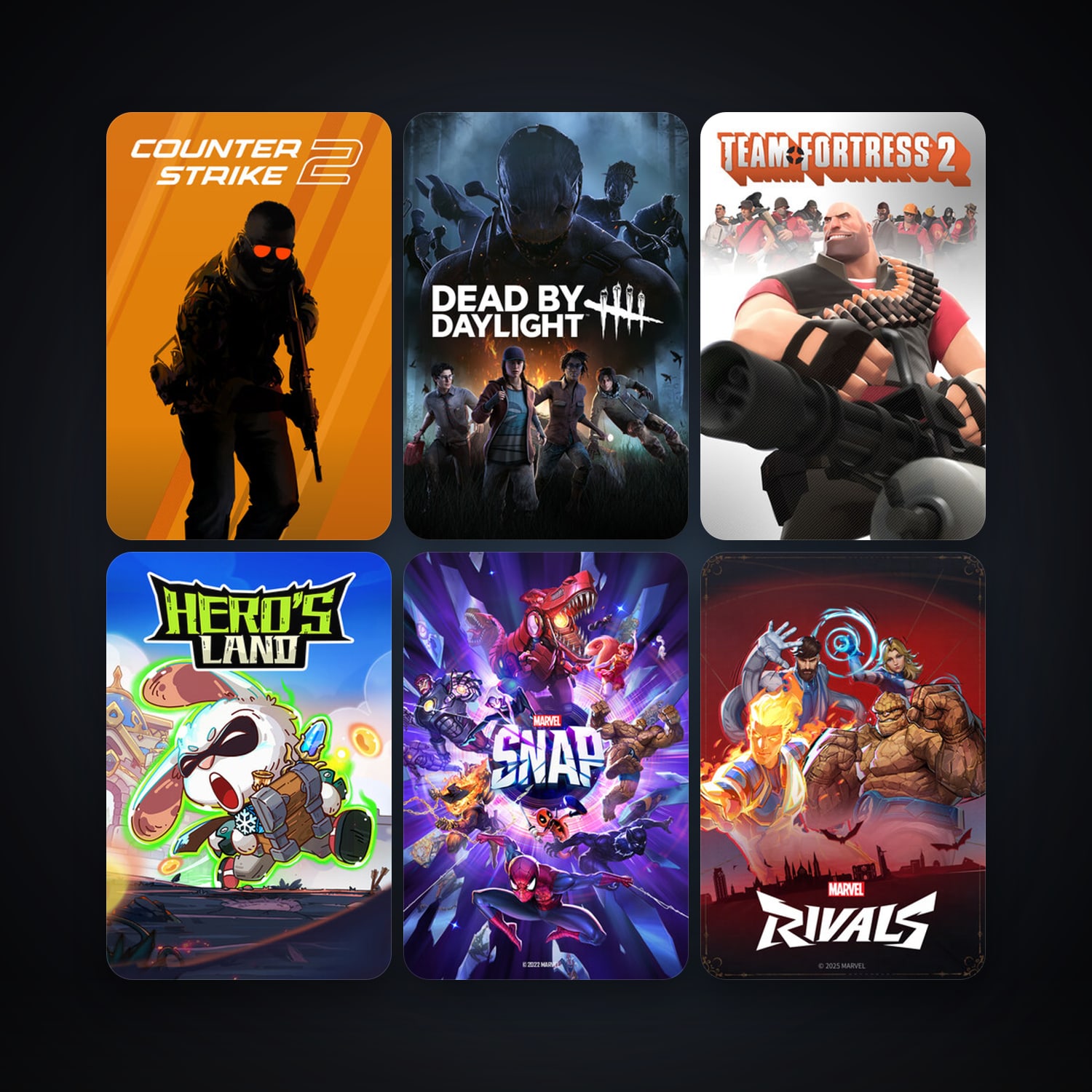 Team Fortress 2 + CS2 Prime, 127 games, Steam 13, clean — HabibiAccounts