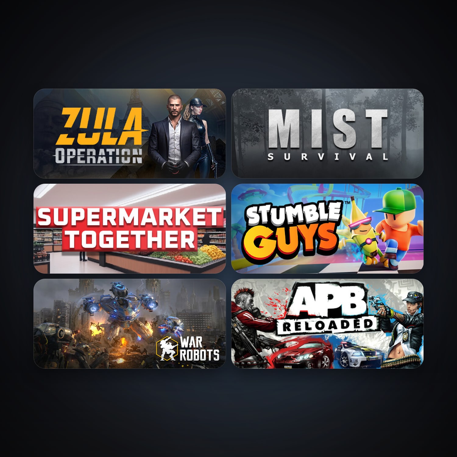 APB Reloaded + Zula Global, 13 games, clean — HabibiAccounts