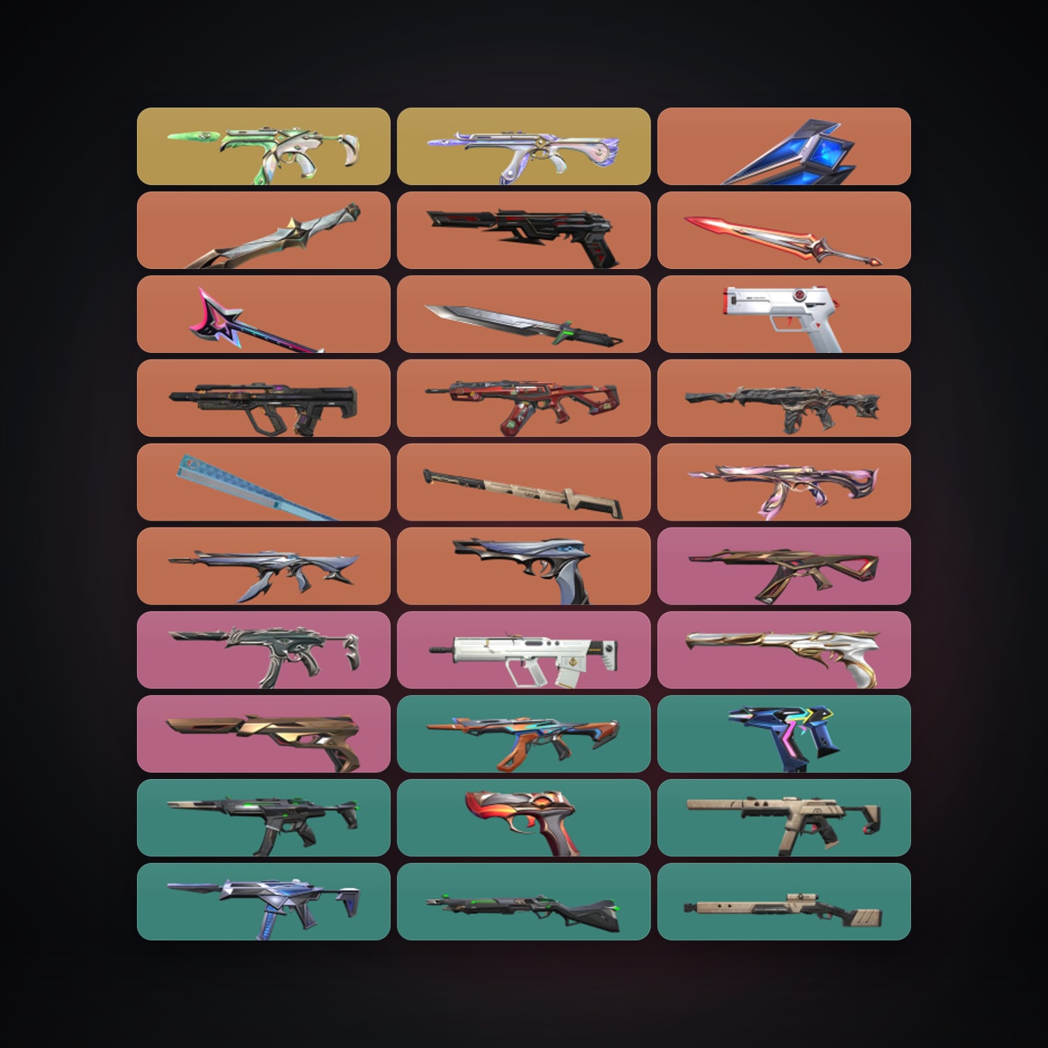 NA Iron 3 locker — 7 knives, 102 skins, lvl 264 — HabibiAccounts