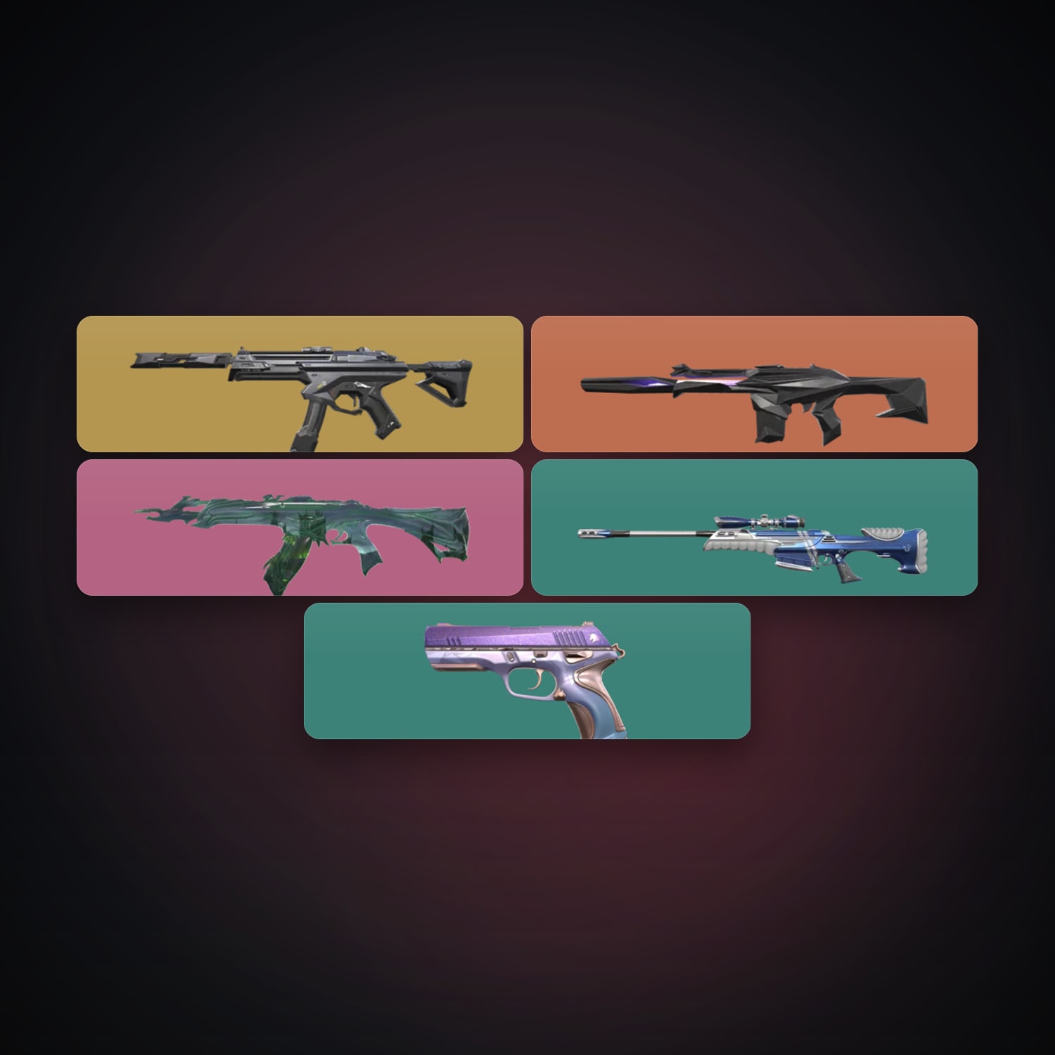 KR Gold 3 locker — 5 skins, lvl 35 — HabibiAccounts