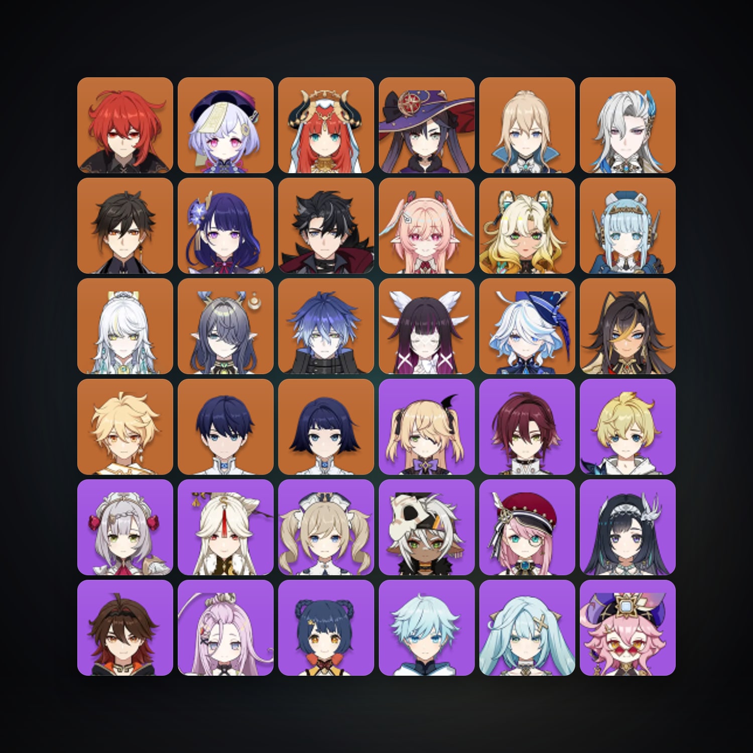 Genshin Impact | AR 60 | 70 Chars | 18× 5★ — Genshin / miHoYo Account — HabibiAccounts
