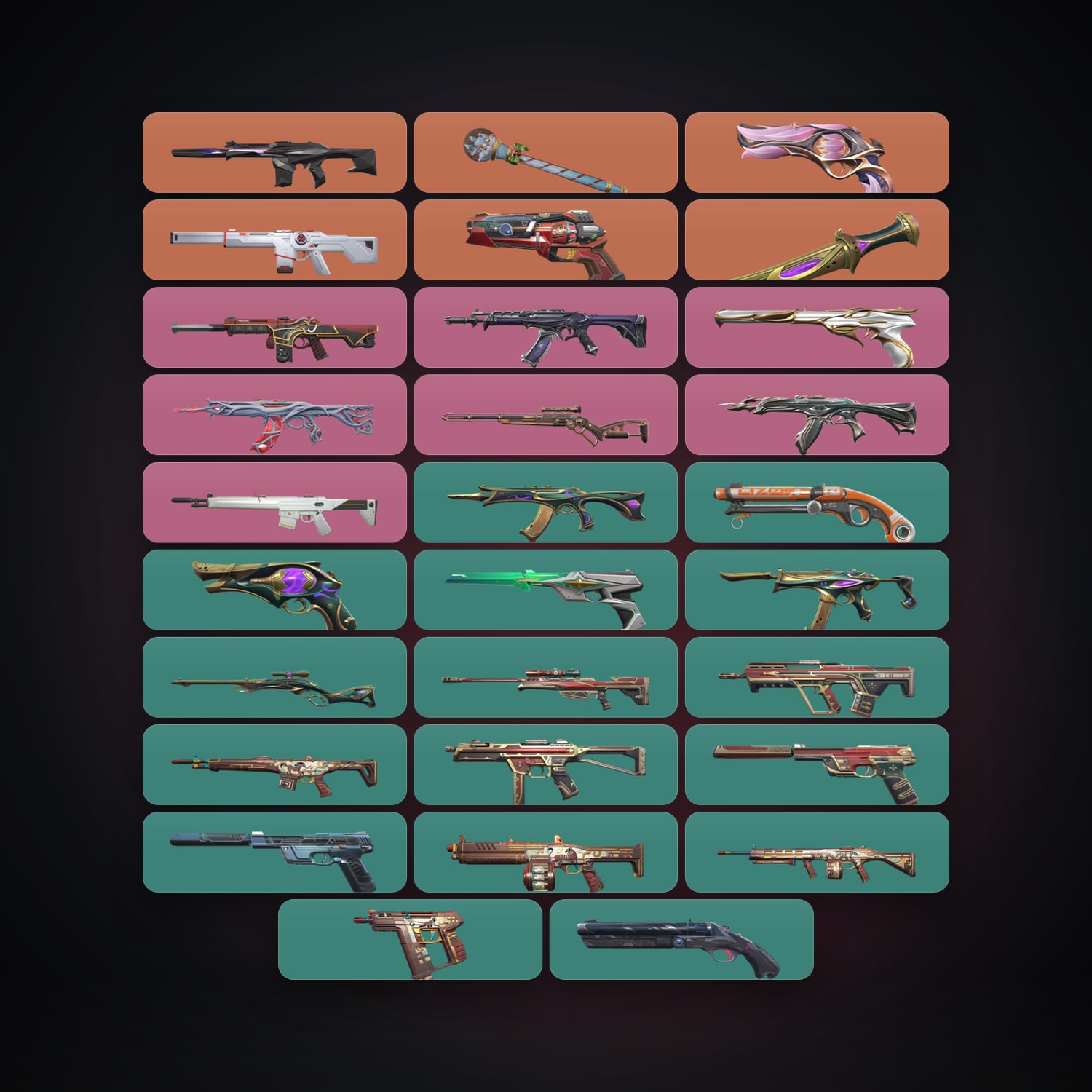 AP Silver 3 locker — 2 knives, 29 skins, lvl 154 — HabibiAccounts