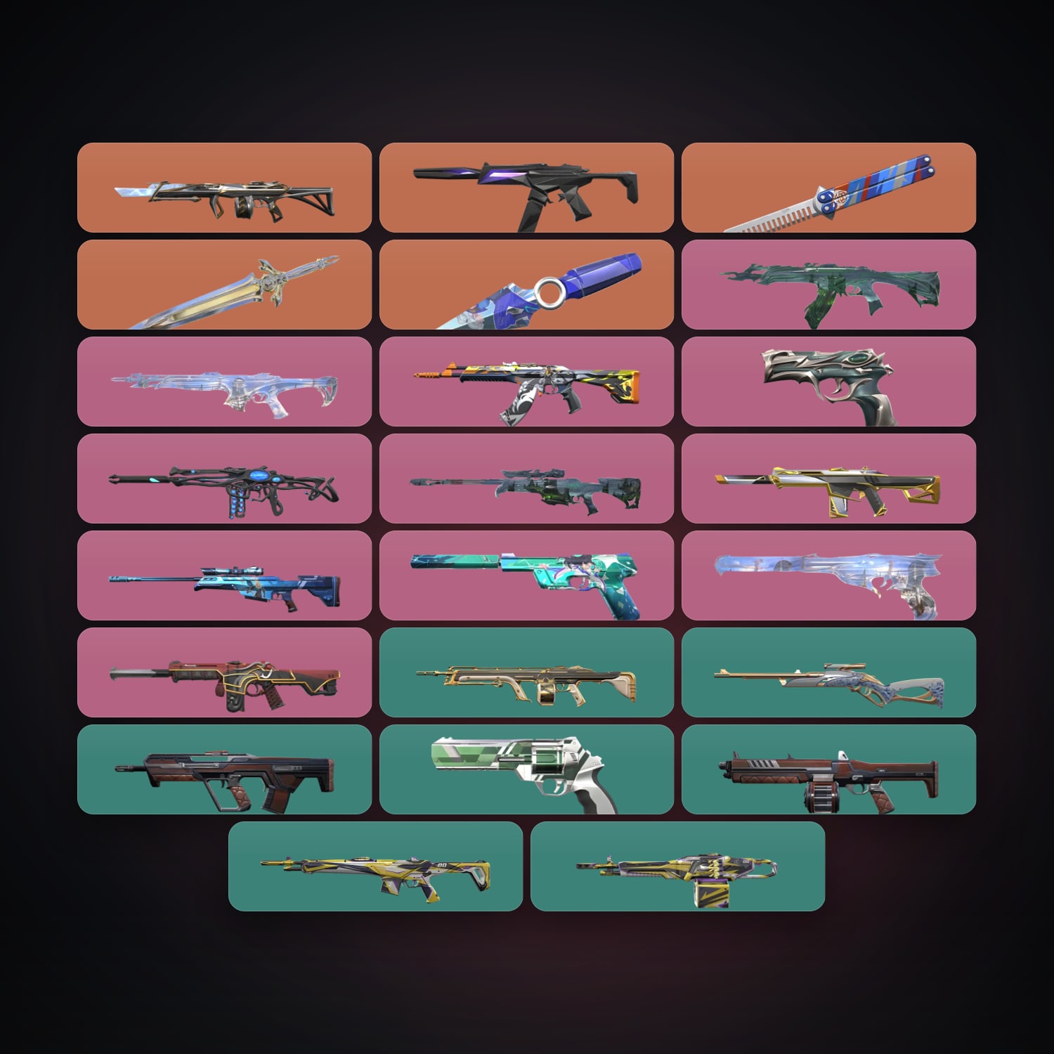 NA Iron 3 locker — 3 knives, 23 skins, lvl 9 — HabibiAccounts