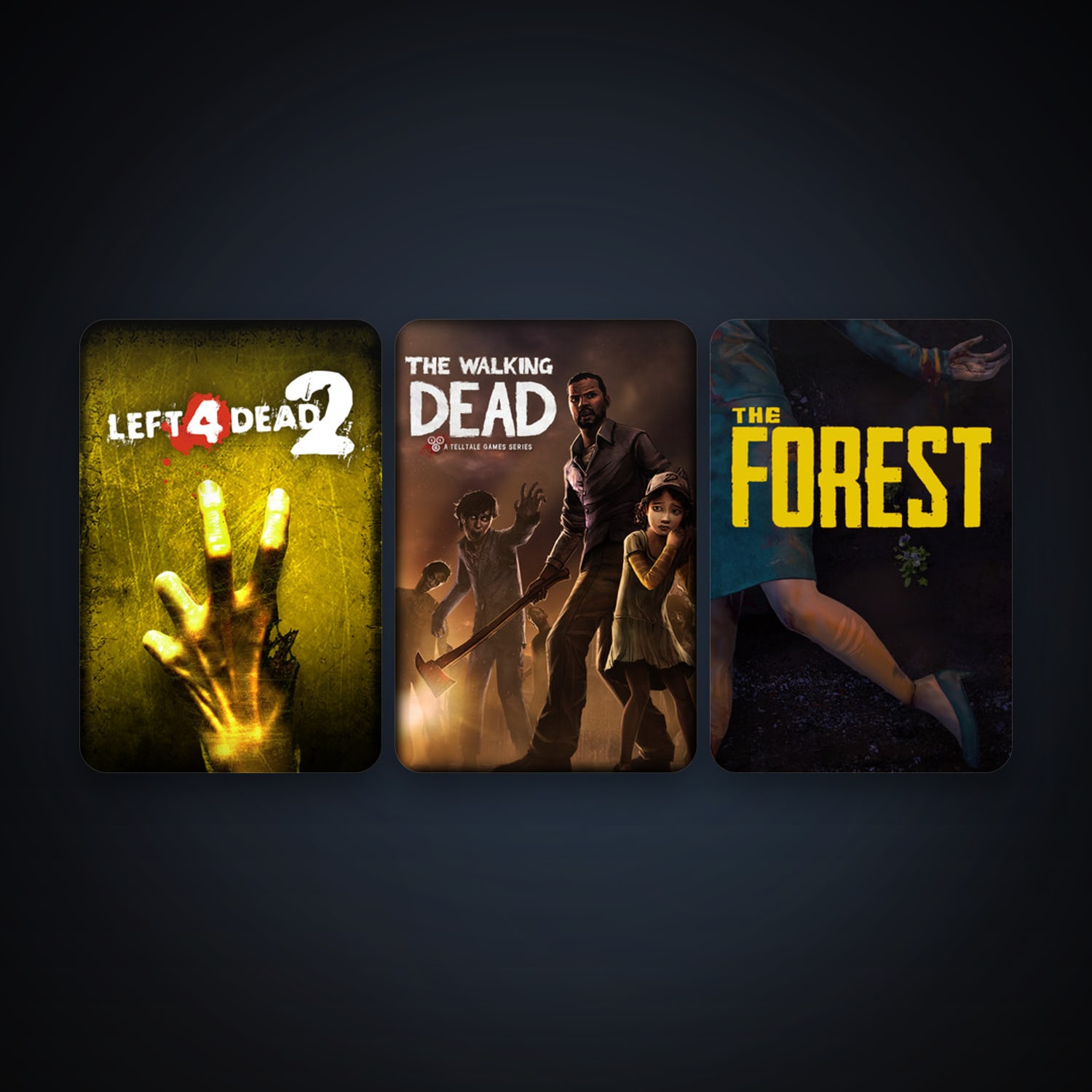 Left 4 Dead 2 + The Walking Dead, 3 games, clean — HabibiAccounts