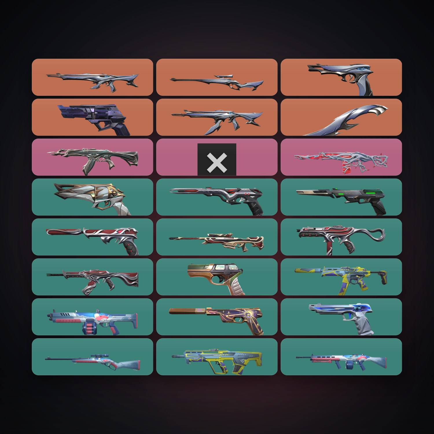 BR Bronze 2 locker — 1 knives, 24 skins, lvl 111 — HabibiAccounts