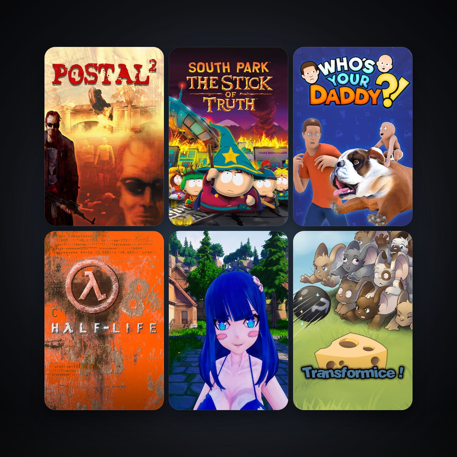 Half-Life + Half-Life 2, 13 games, clean — HabibiAccounts