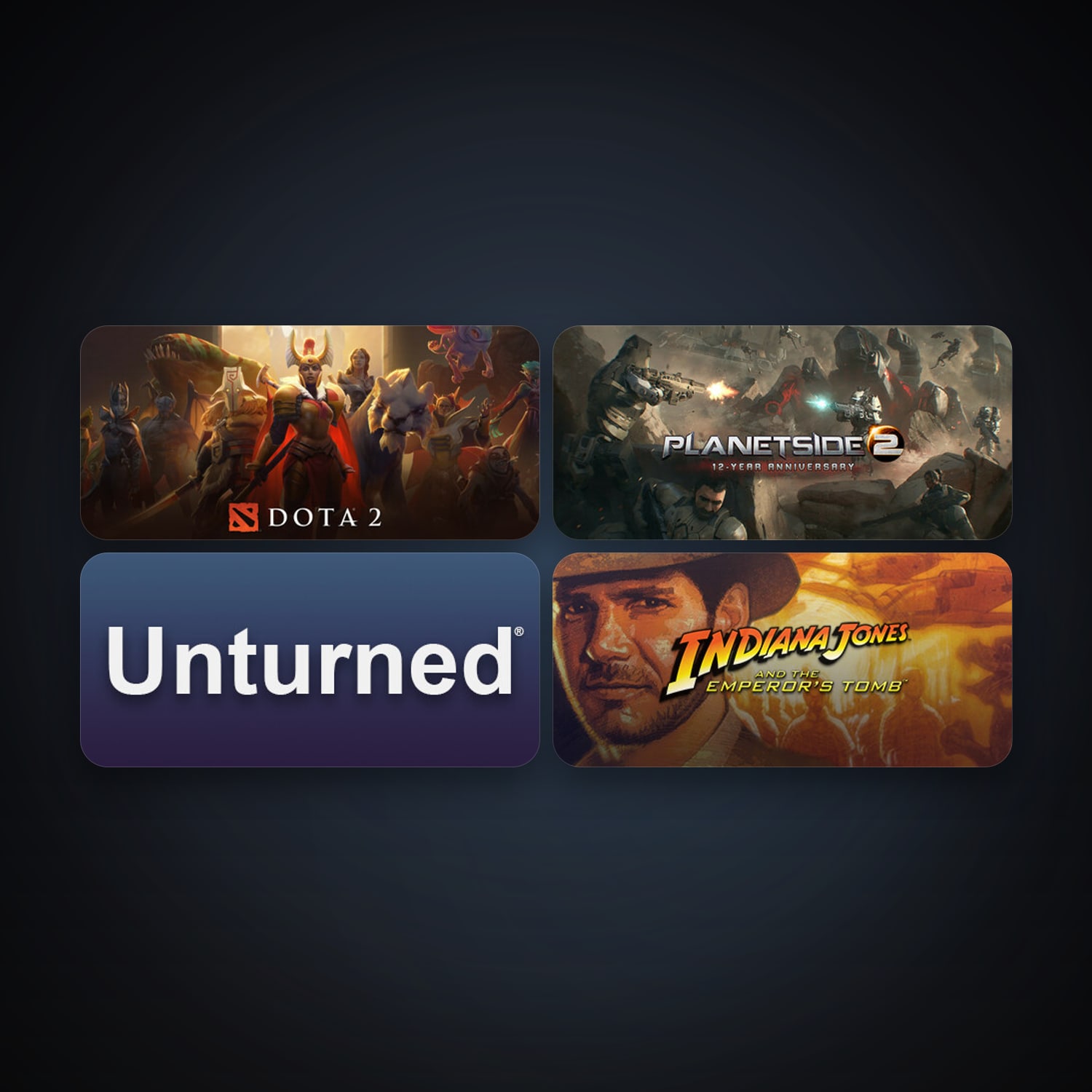 Dota 2 + PlanetSide 2, 8 games, clean — HabibiAccounts
