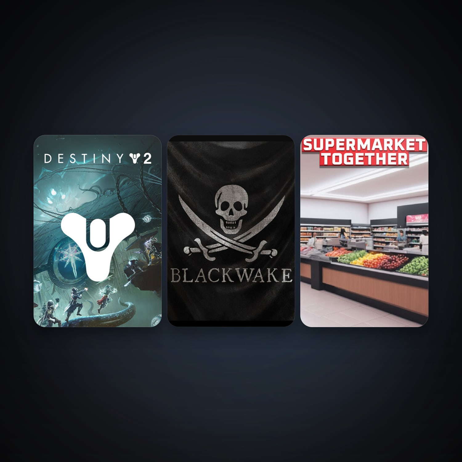 Blackwake + Destiny 2, 12 games, clean — HabibiAccounts