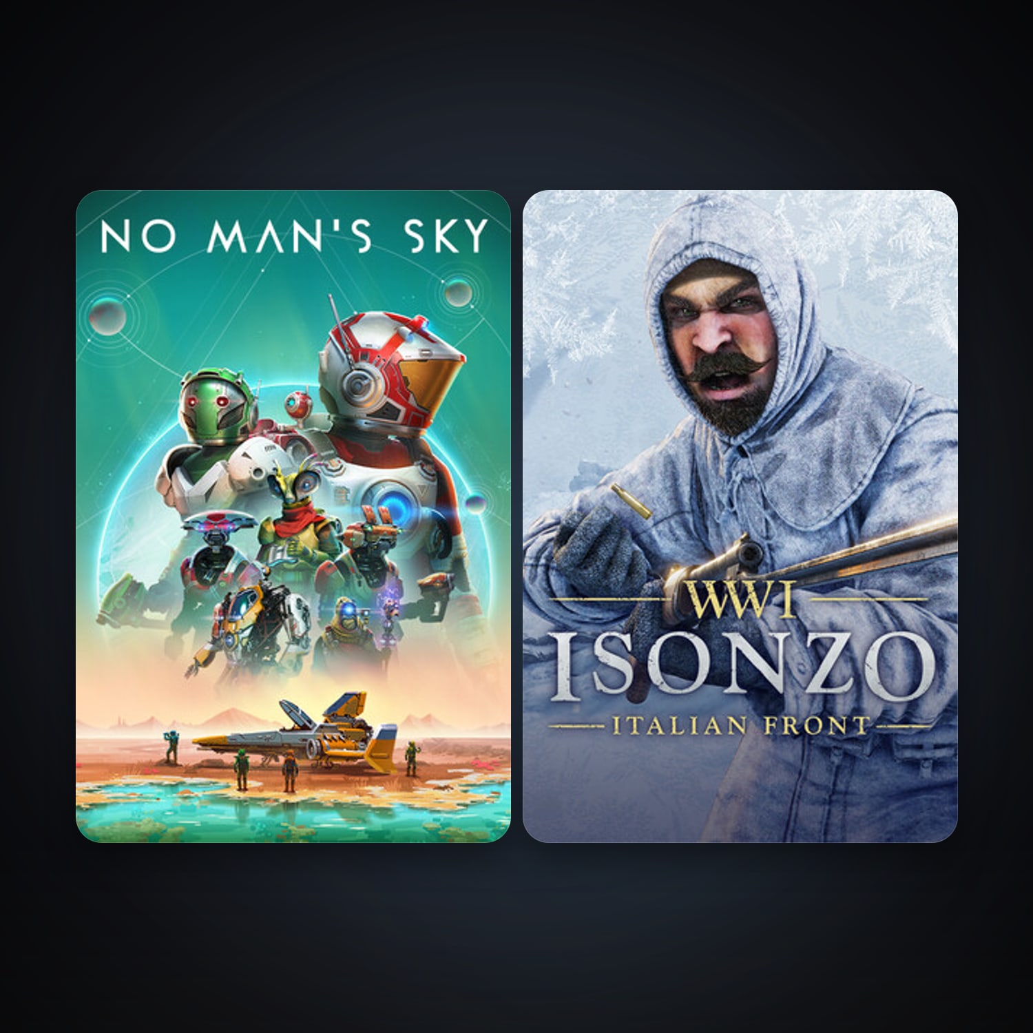 No Man's Sky + Isonzo, 3 games, clean — HabibiAccounts