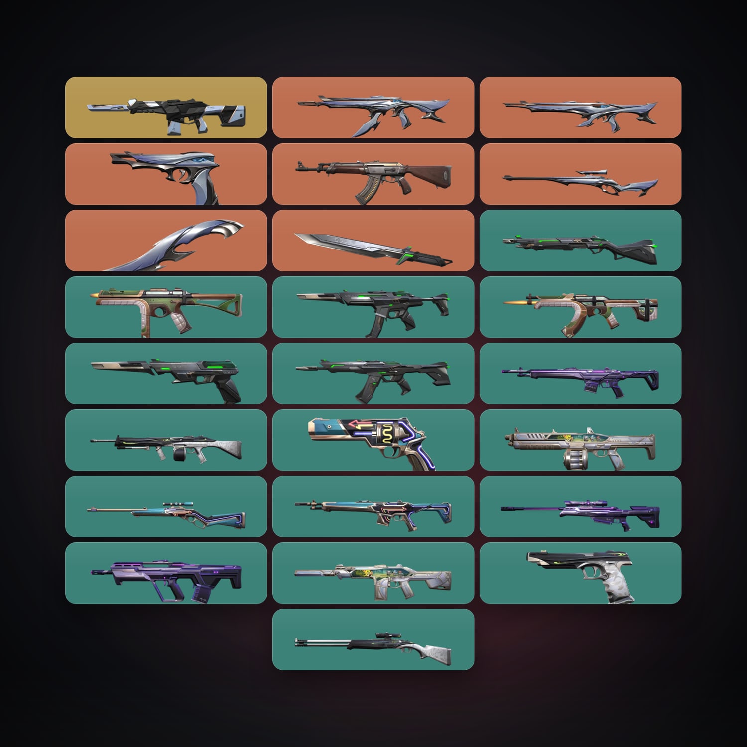 AP Iron 2 locker — 2 knives, 27 skins, lvl 34 — HabibiAccounts