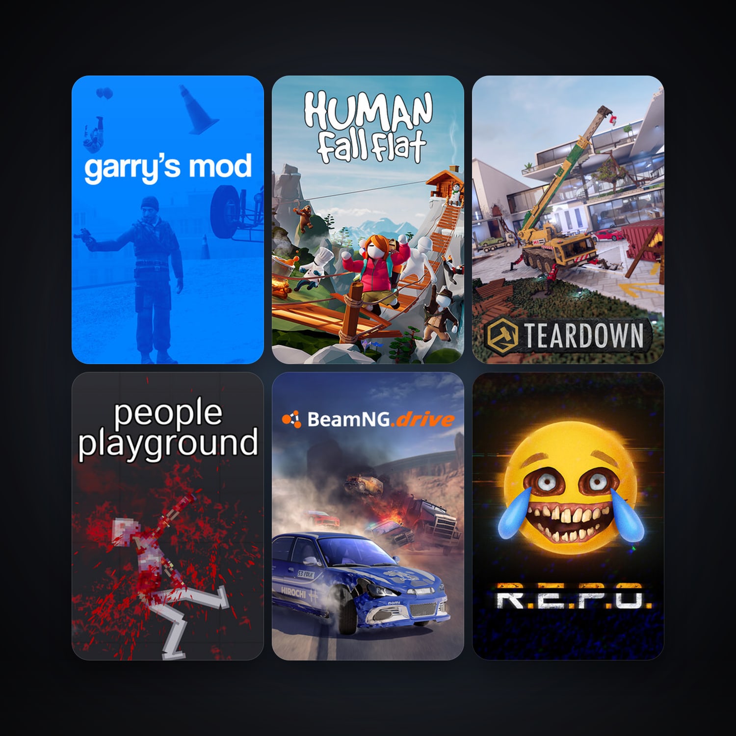 Garry's Mod + BeamNG.drive, 66 games, clean — HabibiAccounts