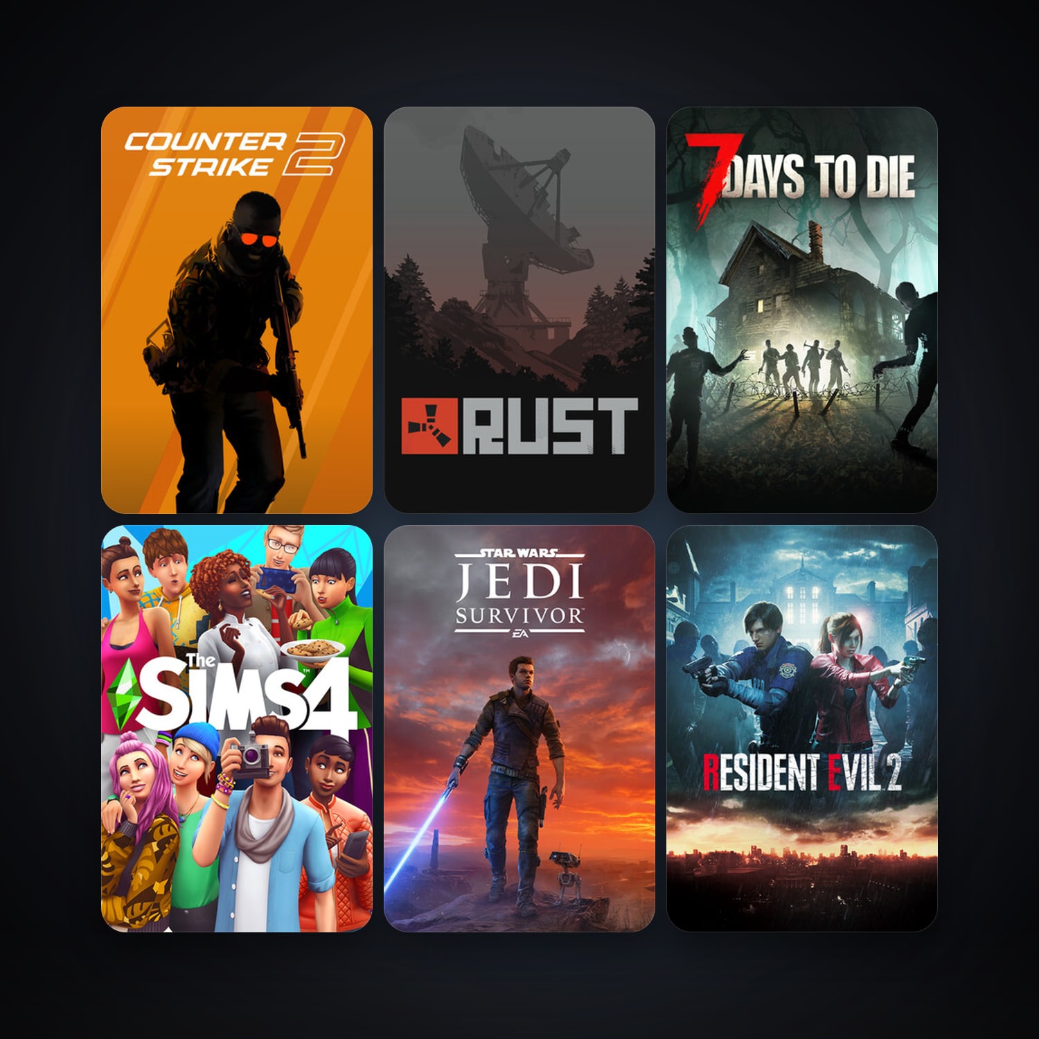 CS2 Prime + 7 Days to Die, 61 games, Steam 11, clean — HabibiAccounts