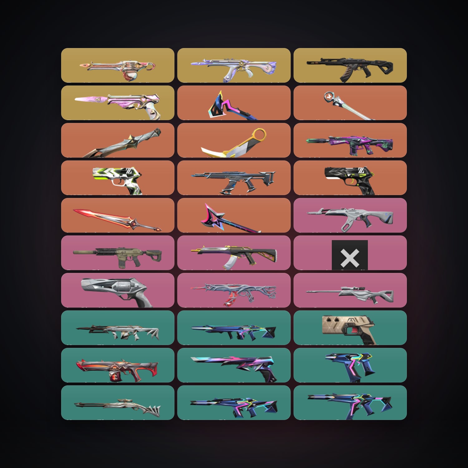 AP Diamond 1 locker — 6 knives, 82 skins, lvl 138 — HabibiAccounts