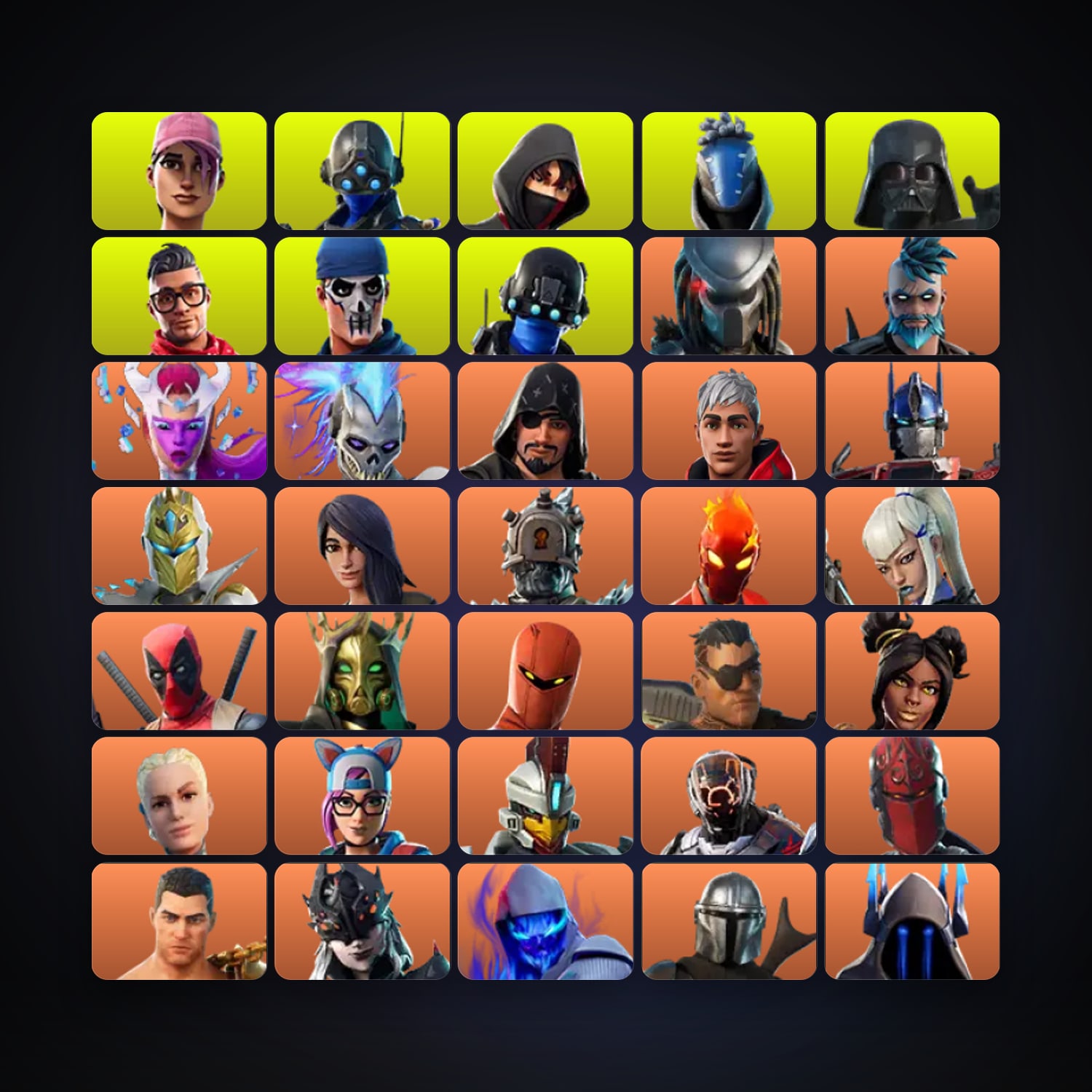 Predator — Omegarok — 348 skins — 1.6K V-Bucks — lvl 12323 — HabibiAccounts