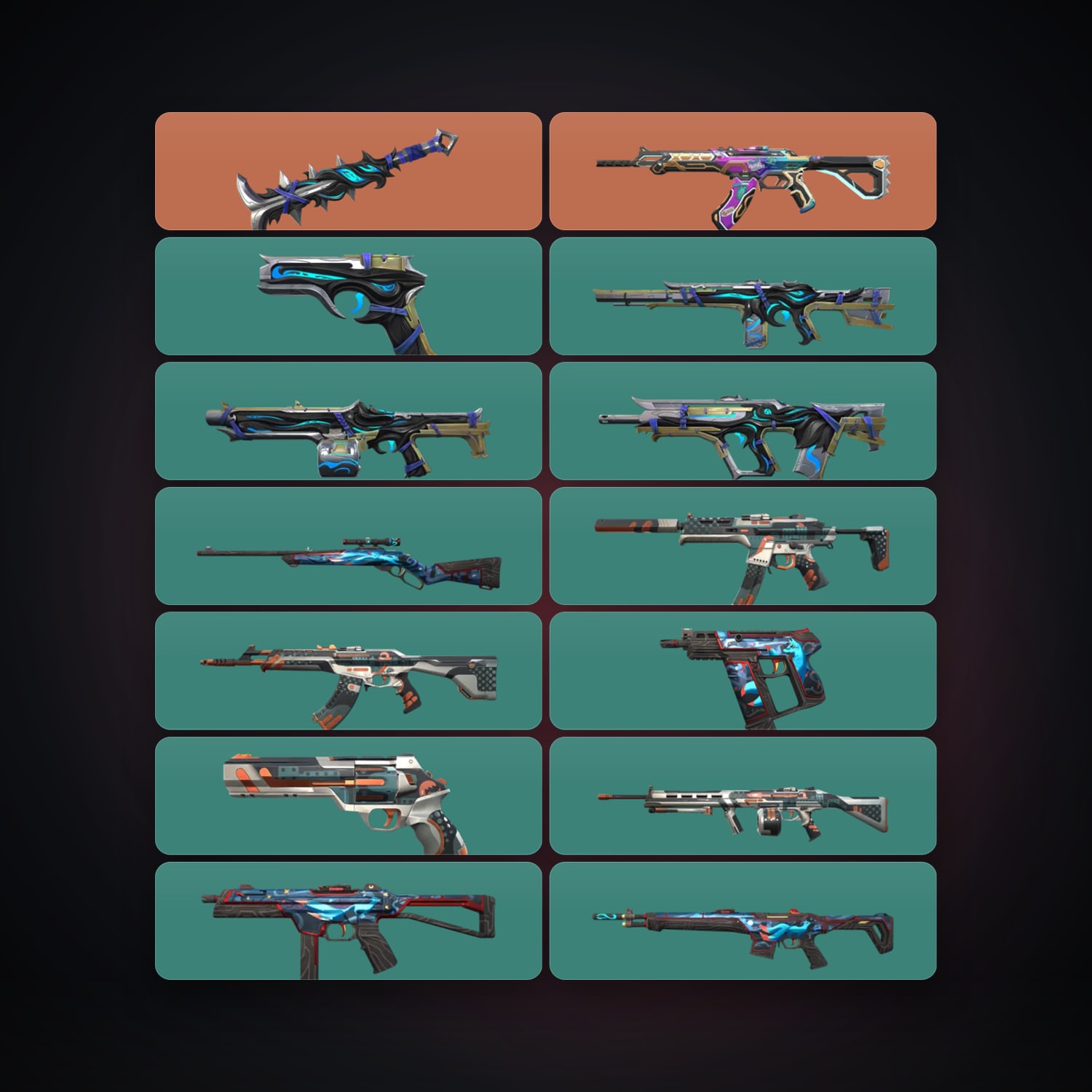 EU Silver 2 locker — 1 knives, 14 skins, lvl 53 — HabibiAccounts