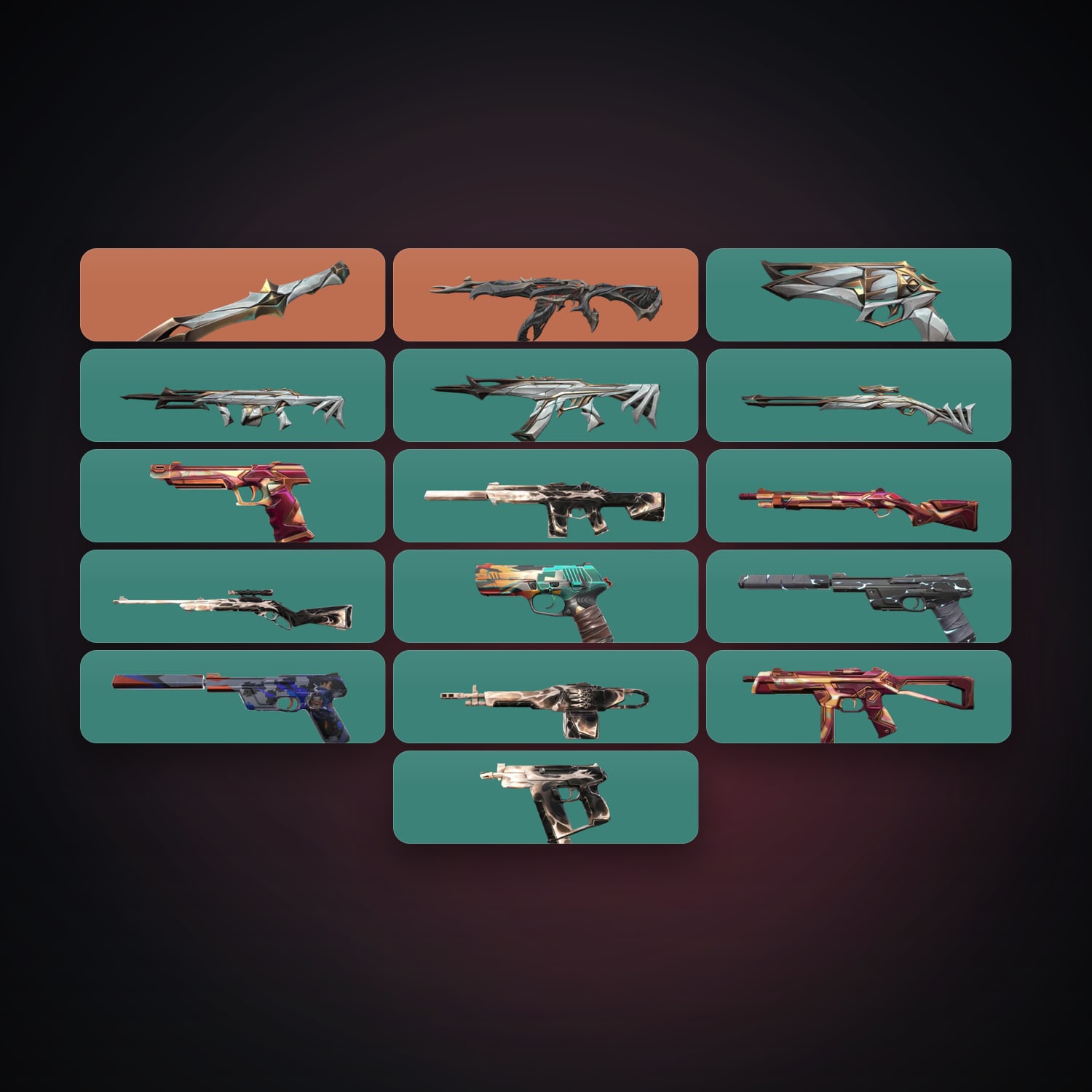 AP Silver 1 locker — 1 knives, 17 skins, lvl 71 — HabibiAccounts